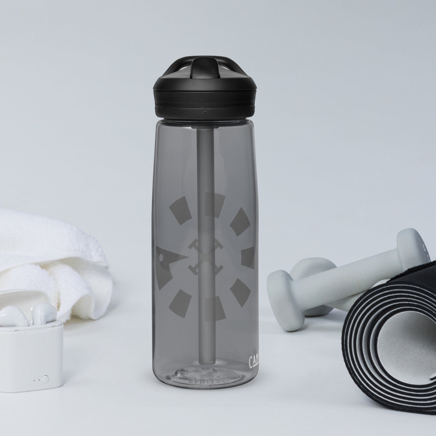 Big G White Sports water bottle
