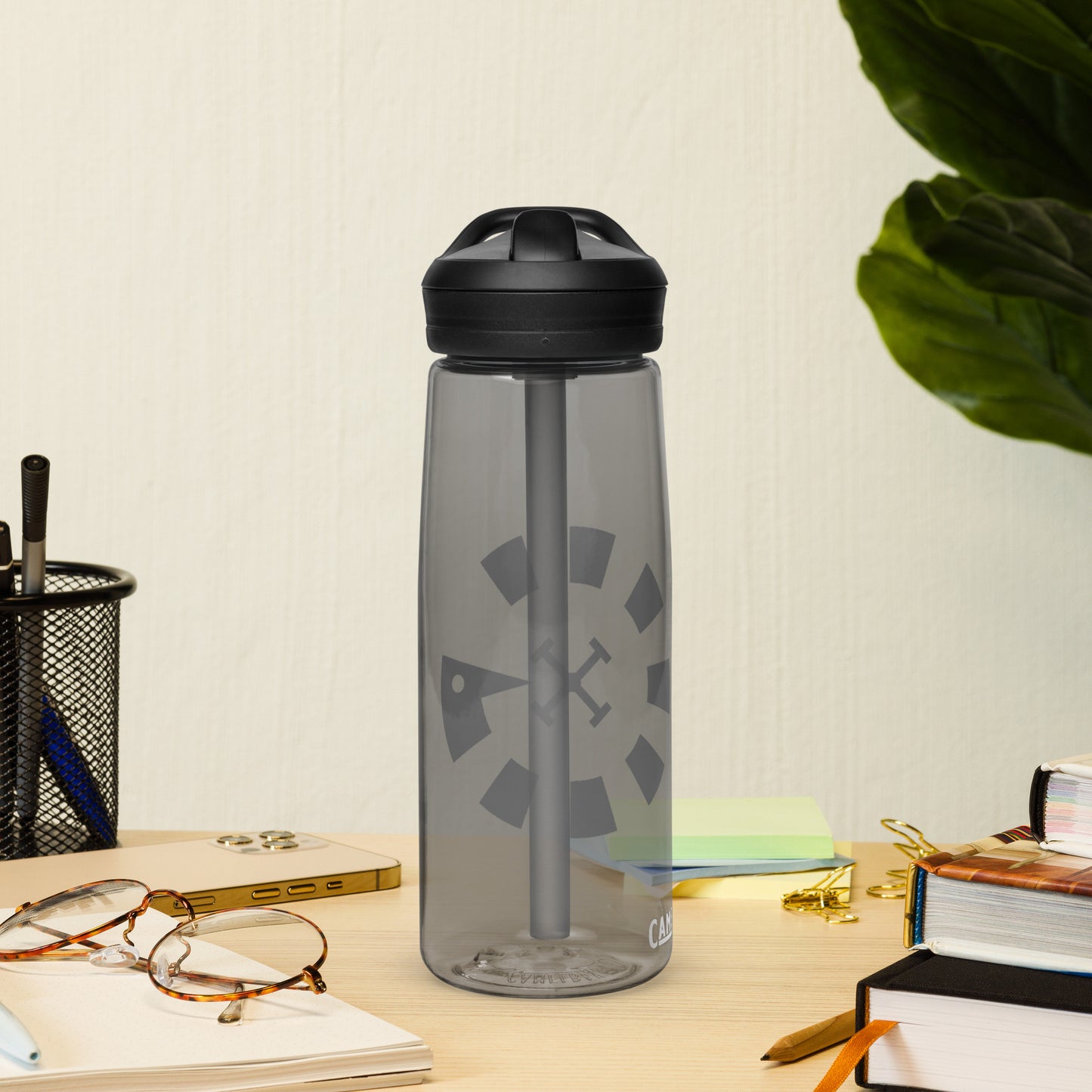 Big G White Sports water bottle