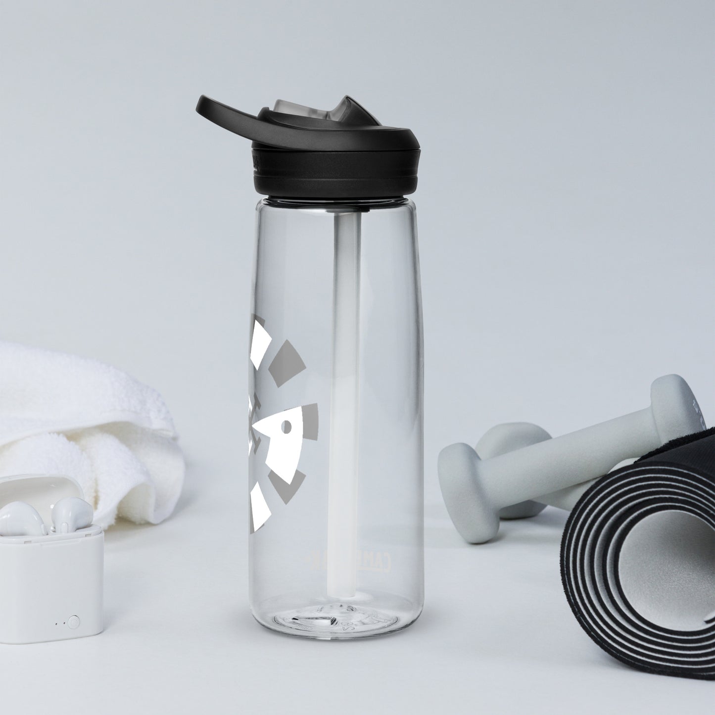 Big G White Sports water bottle