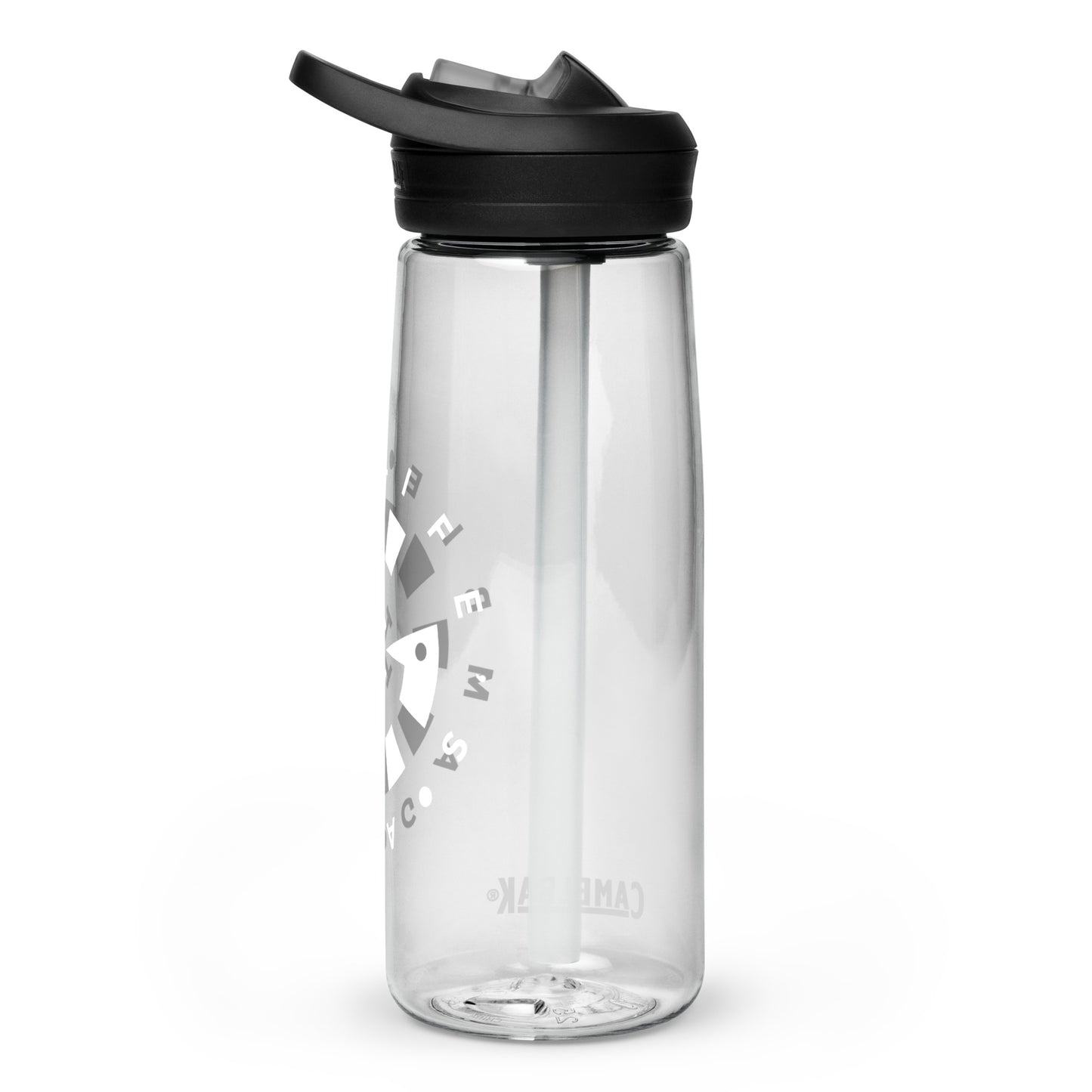 LAG Life’s A Gamble Circle White Sports water bottle