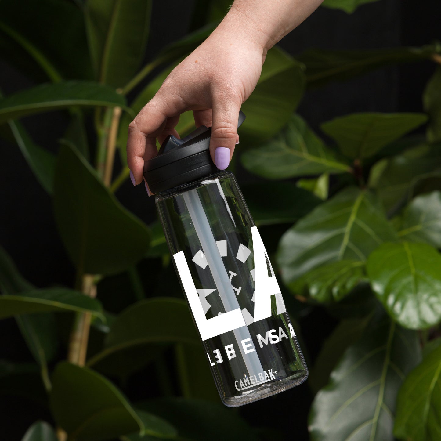 LAG Life’s A Gamble White Sports water bottle