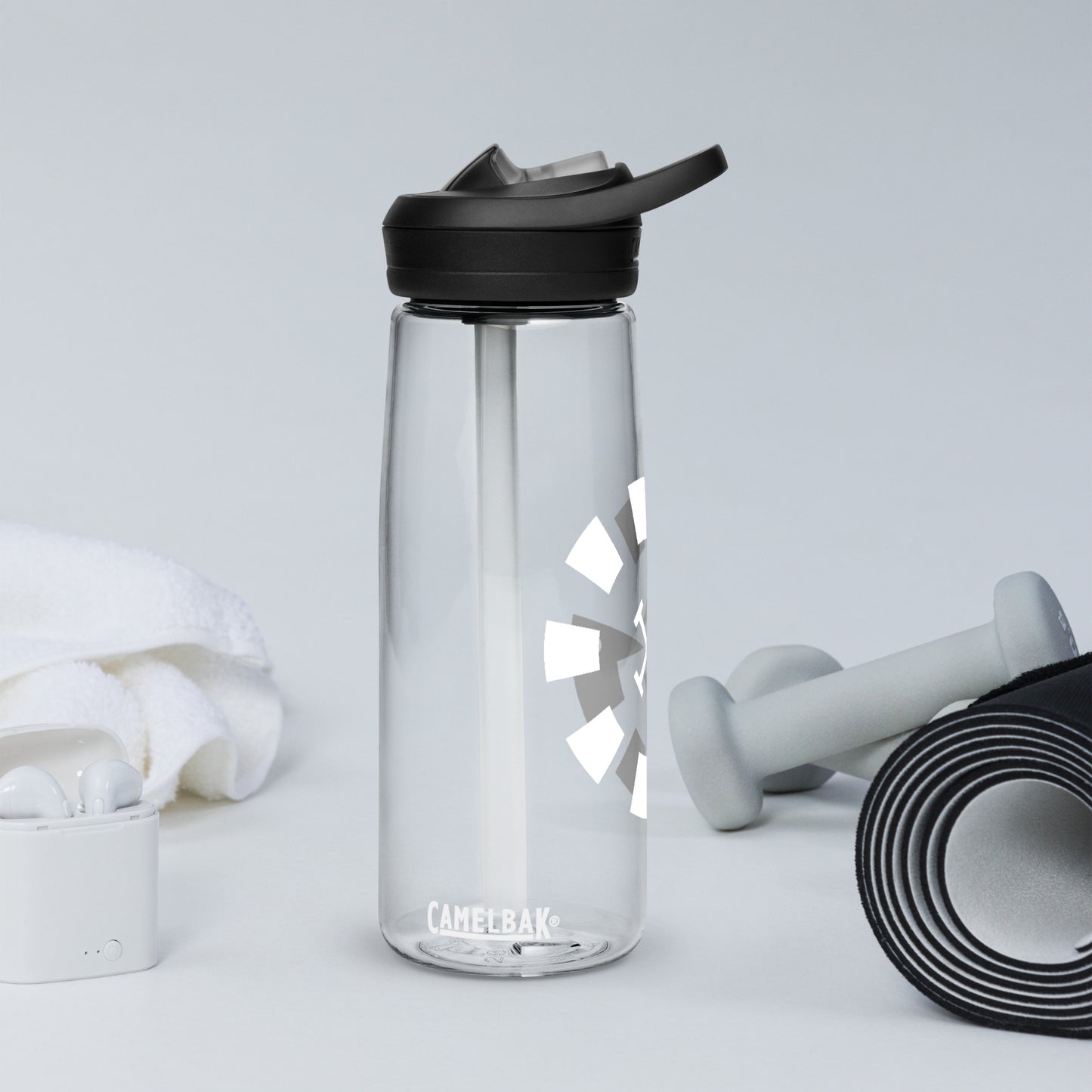 Big G White Sports water bottle