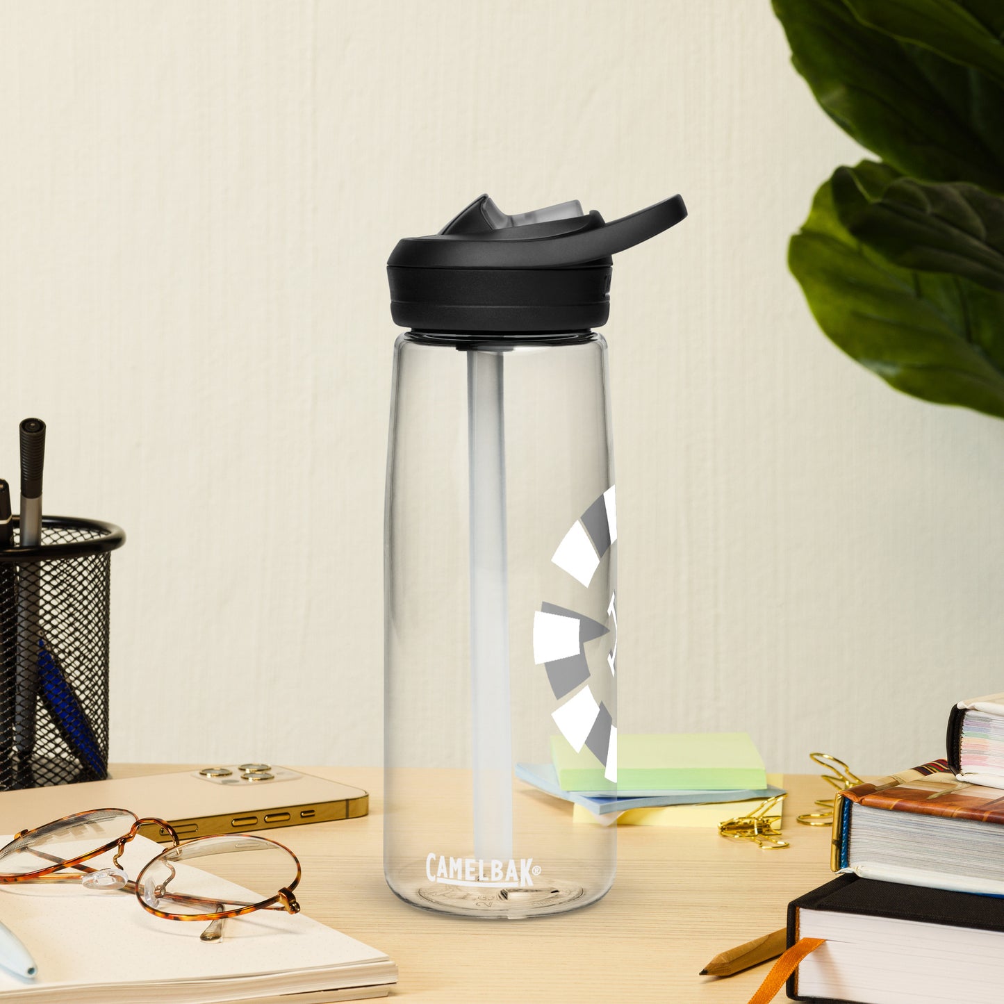 Big G White Sports water bottle