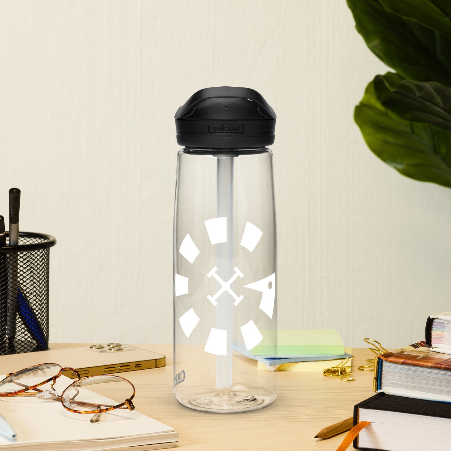 Big G White Sports water bottle