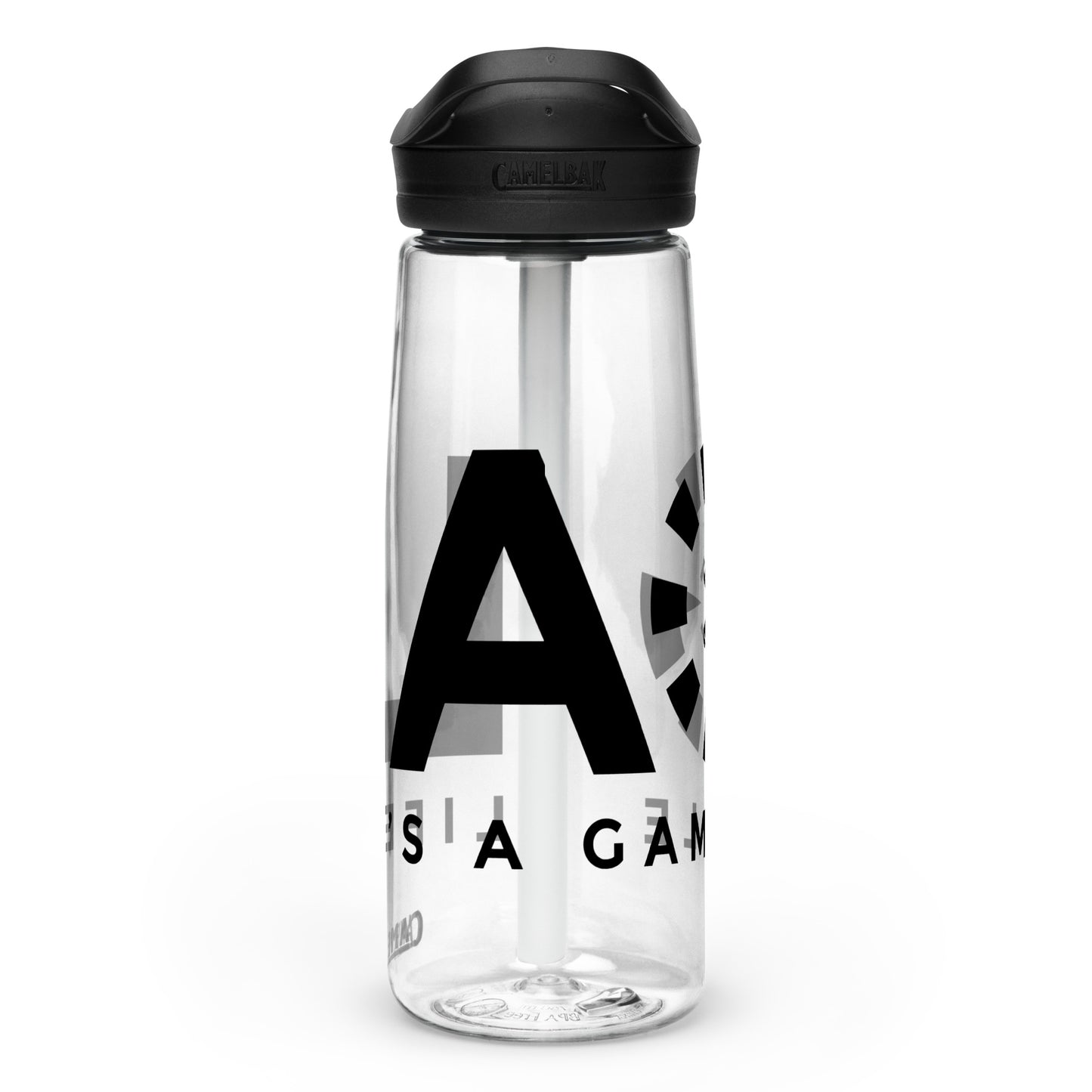 LAG Life’s A Gamble Black Sports water bottle