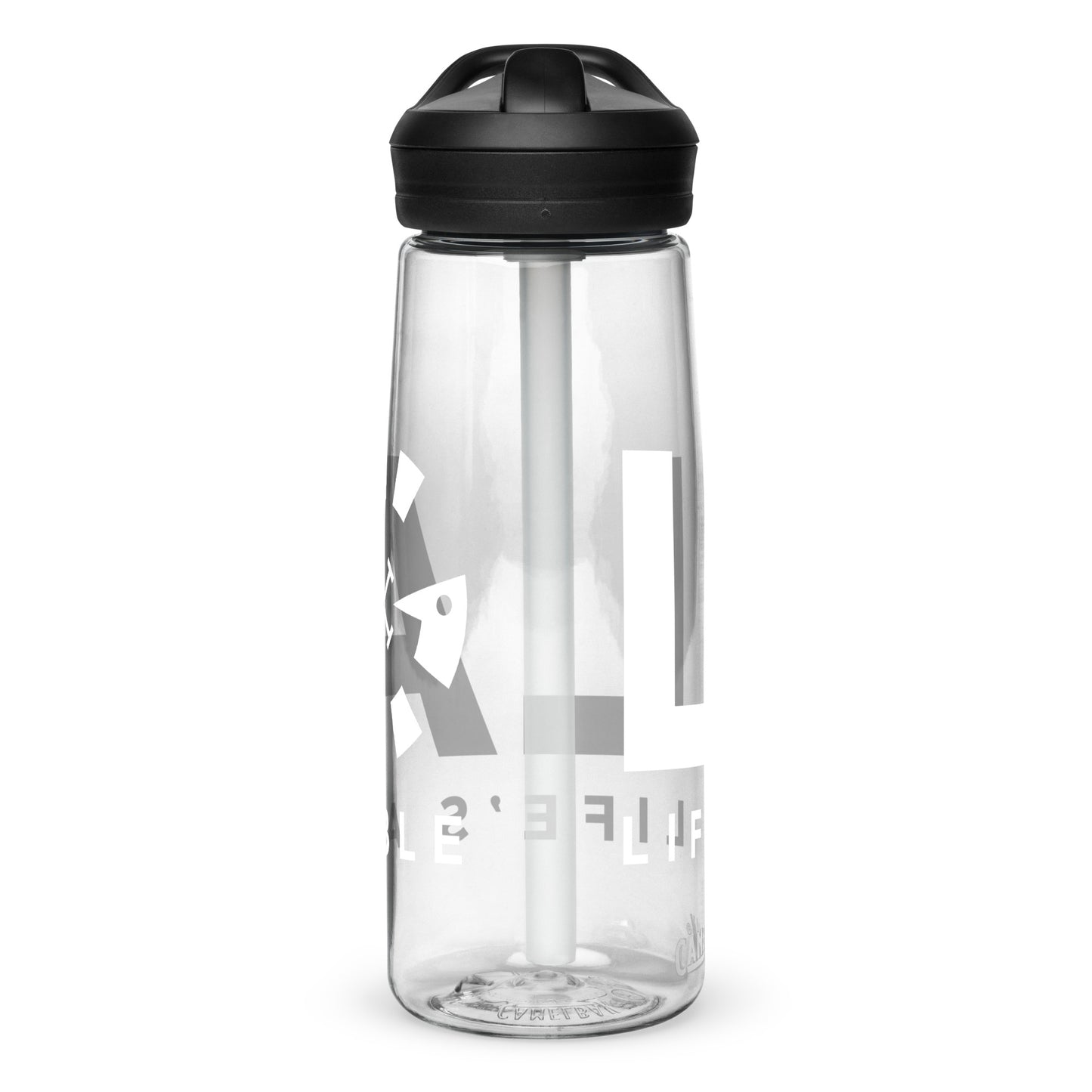 LAG Life’s A Gamble White Sports water bottle