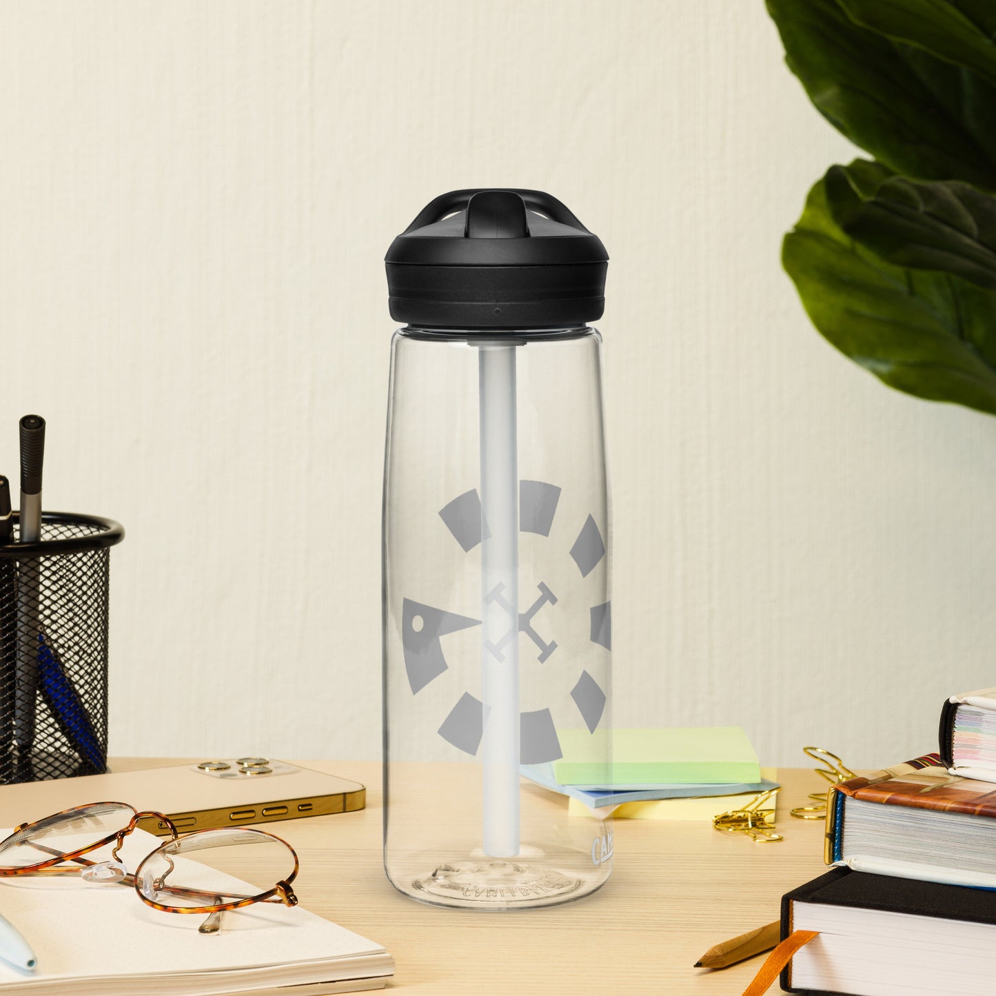 Big G White Sports water bottle
