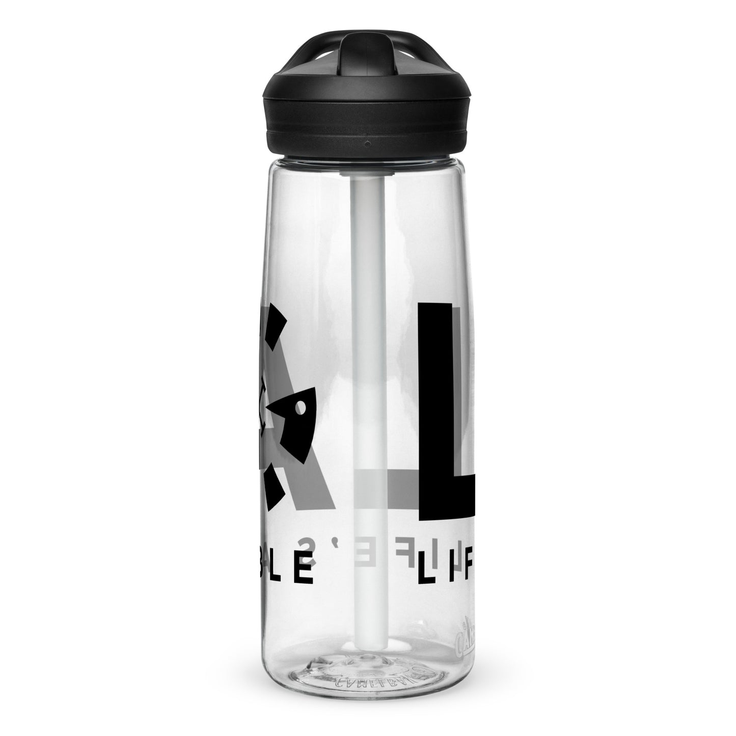 LAG Life’s A Gamble Black Sports water bottle