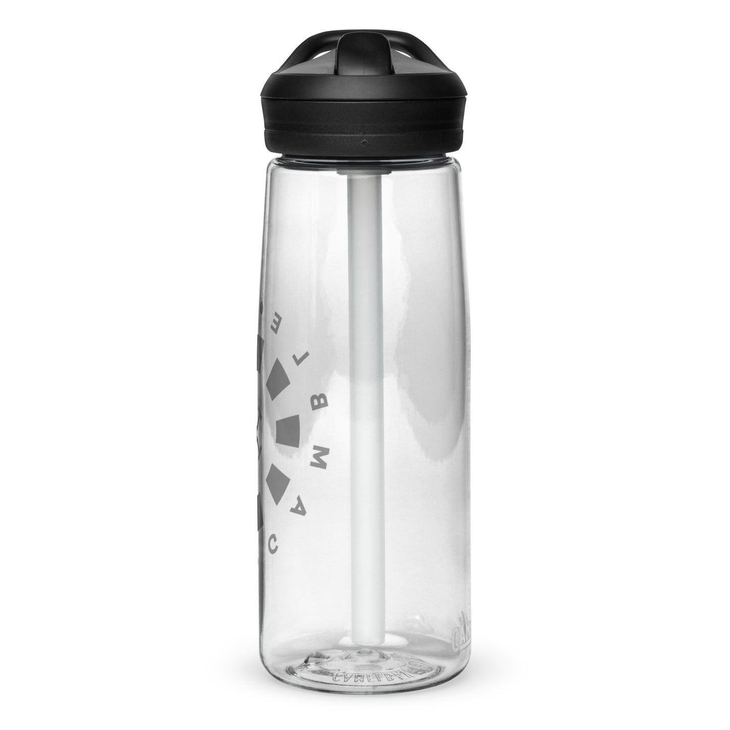 LAG Life’s A Gamble Circle Black Sports water bottle