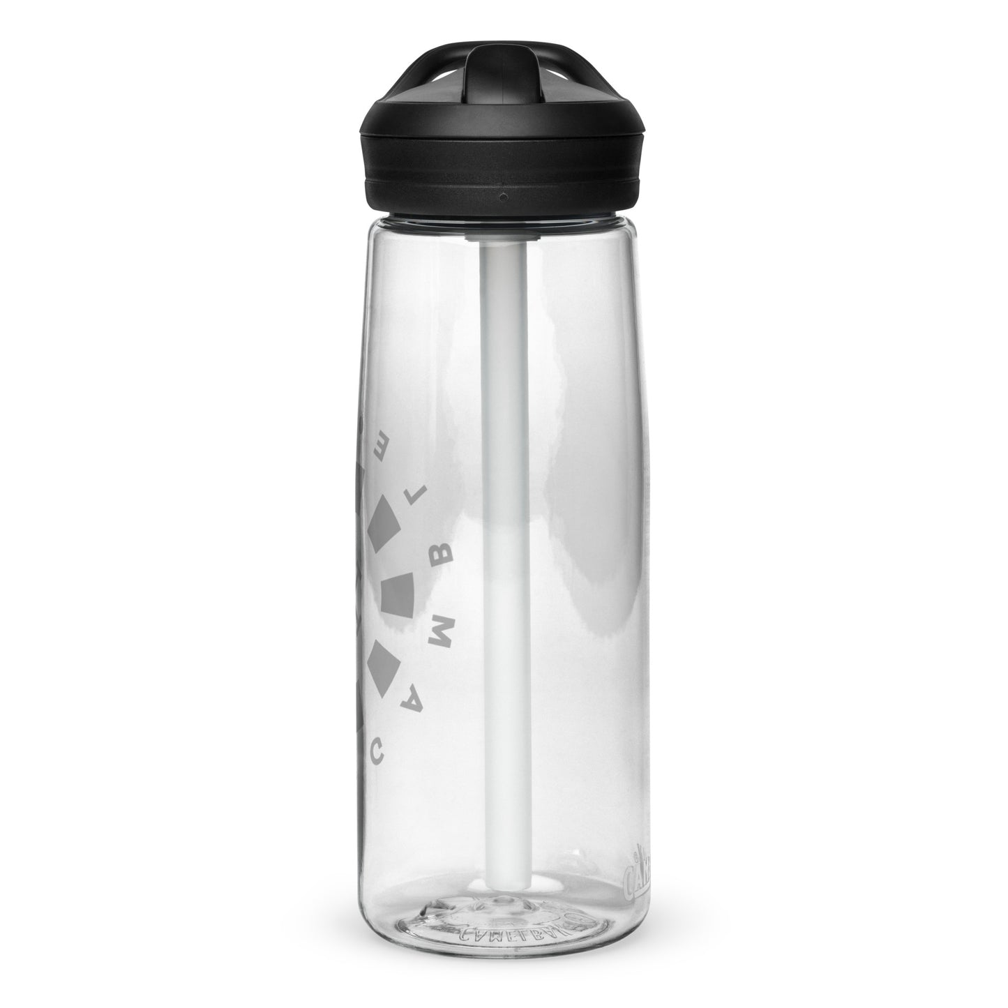 LAG Life’s A Gamble Circle White Sports water bottle
