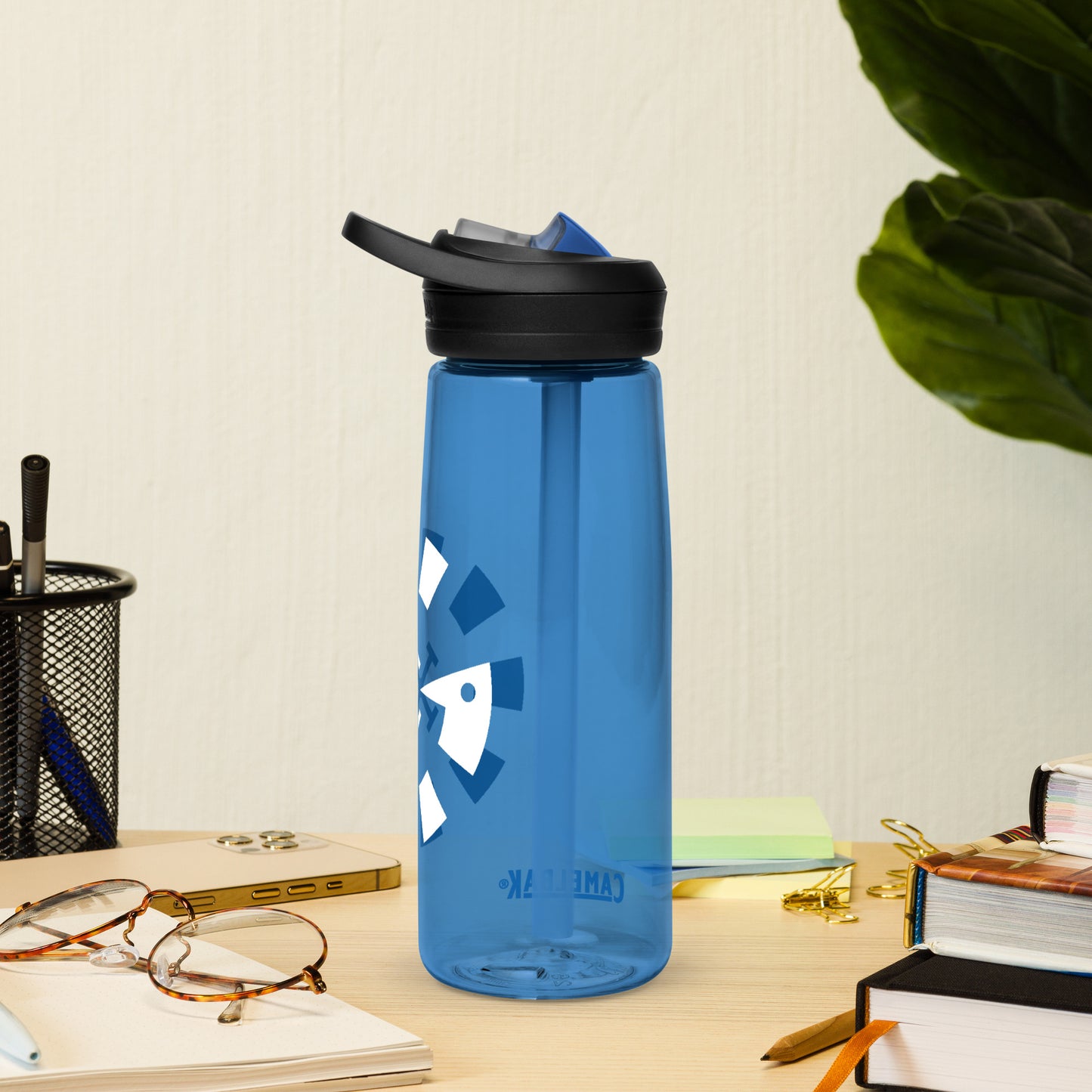 Big G White Sports water bottle