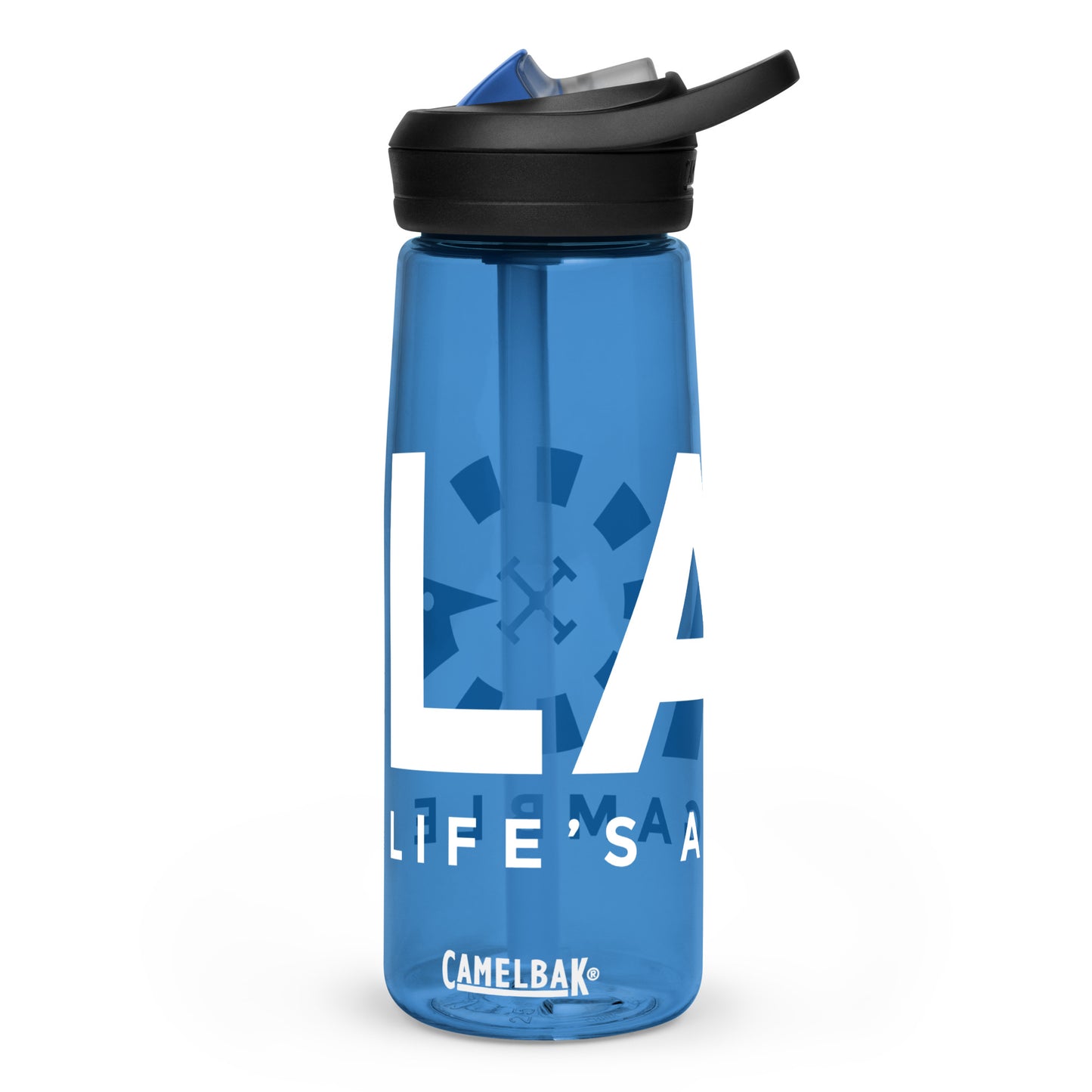 LAG Life’s A Gamble White Sports water bottle