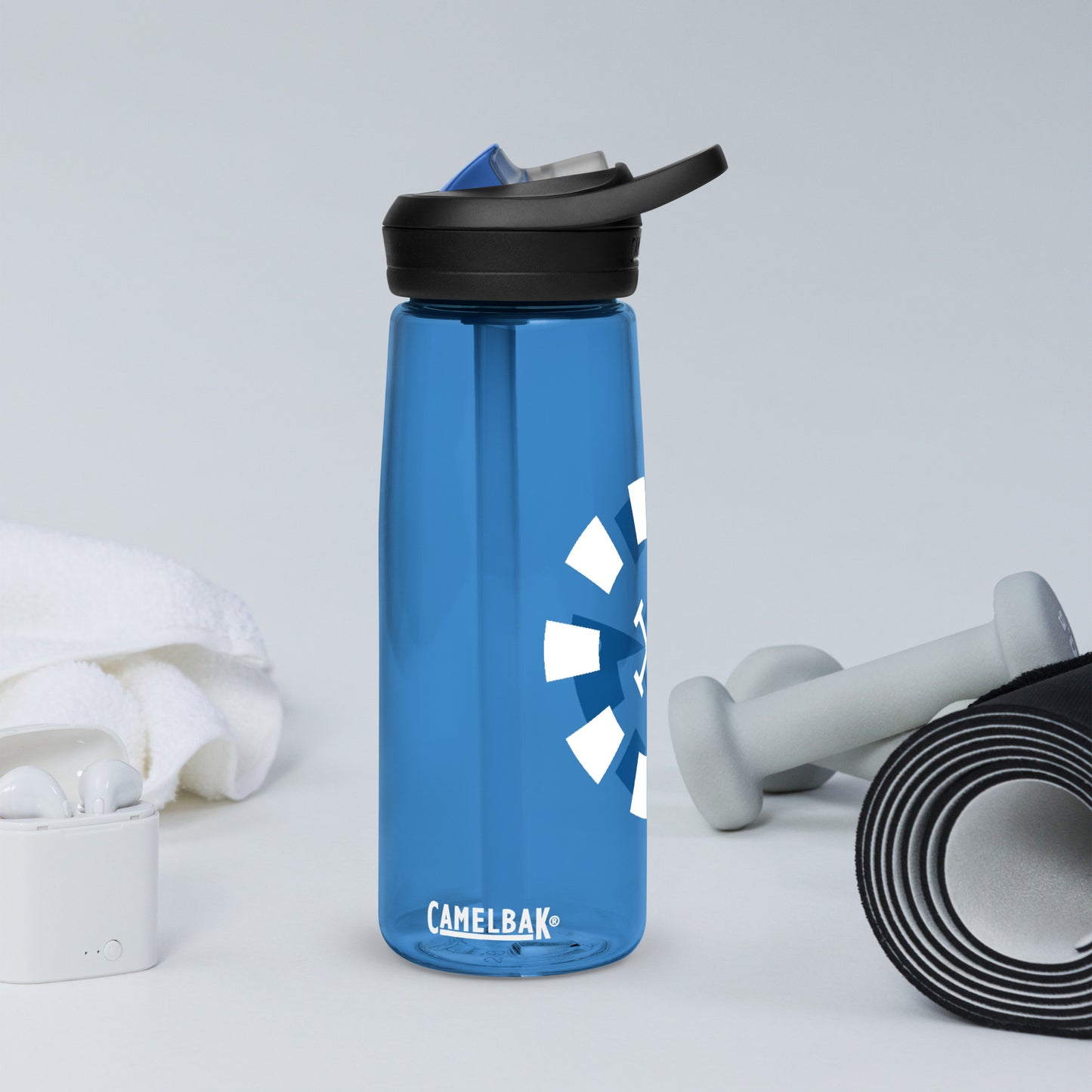 Big G White Sports water bottle