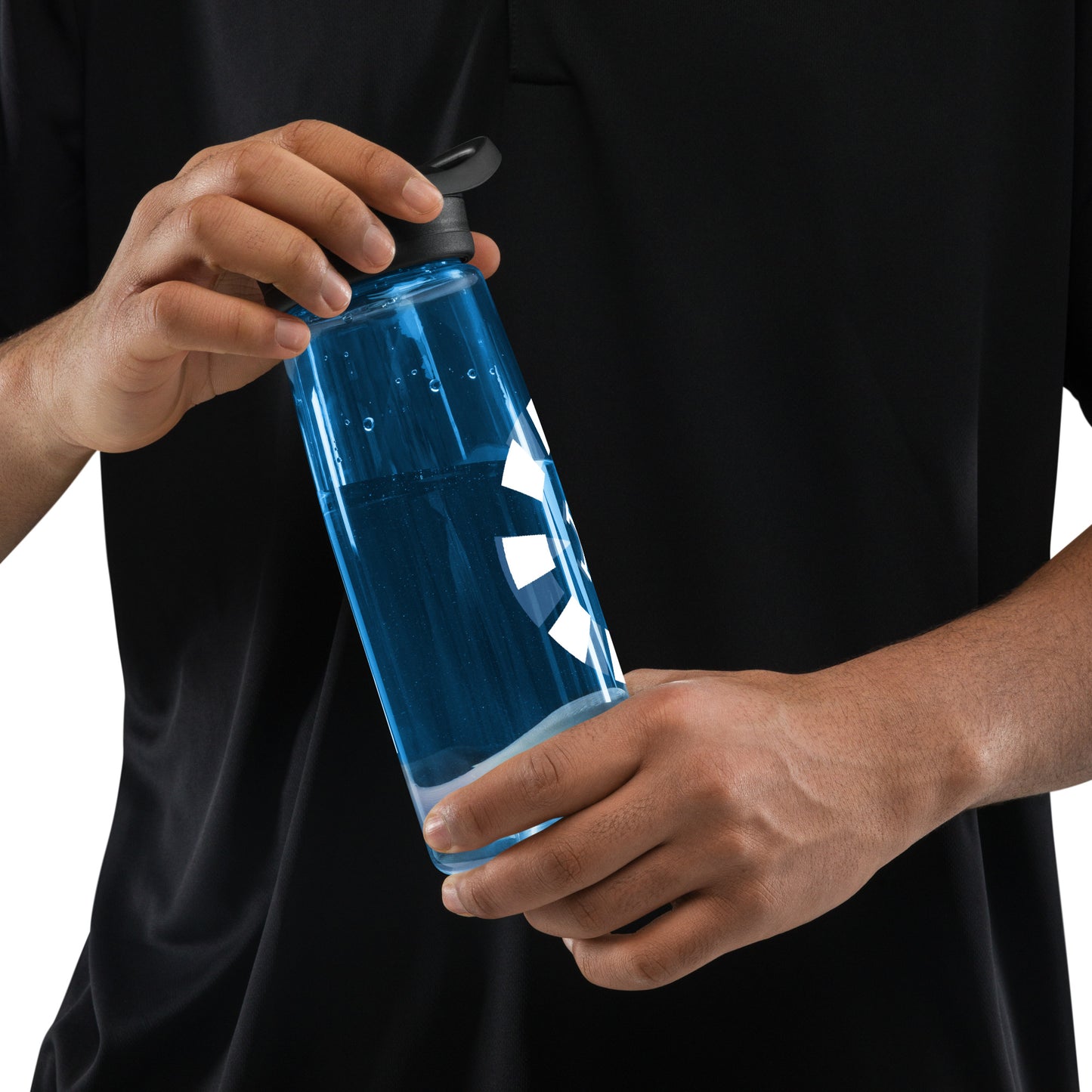 Big G White Sports water bottle