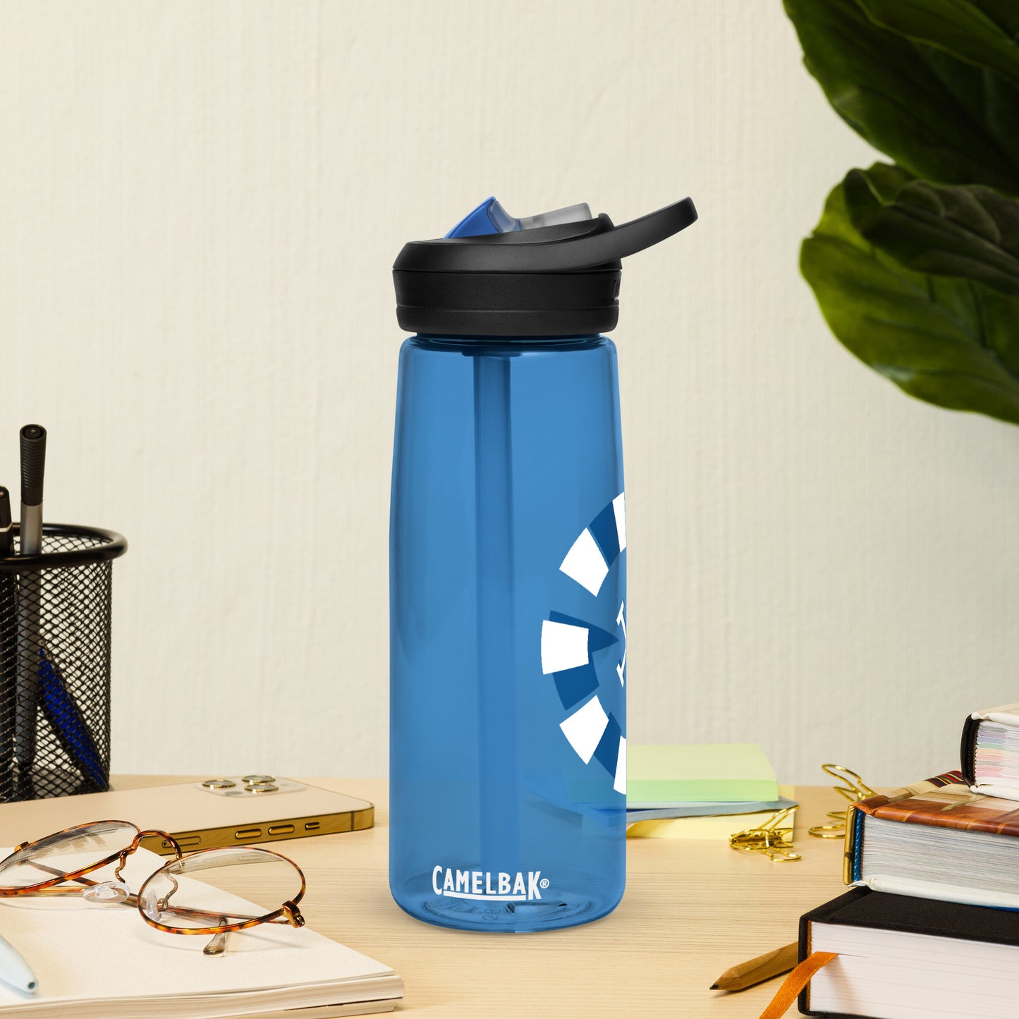 Big G White Sports water bottle