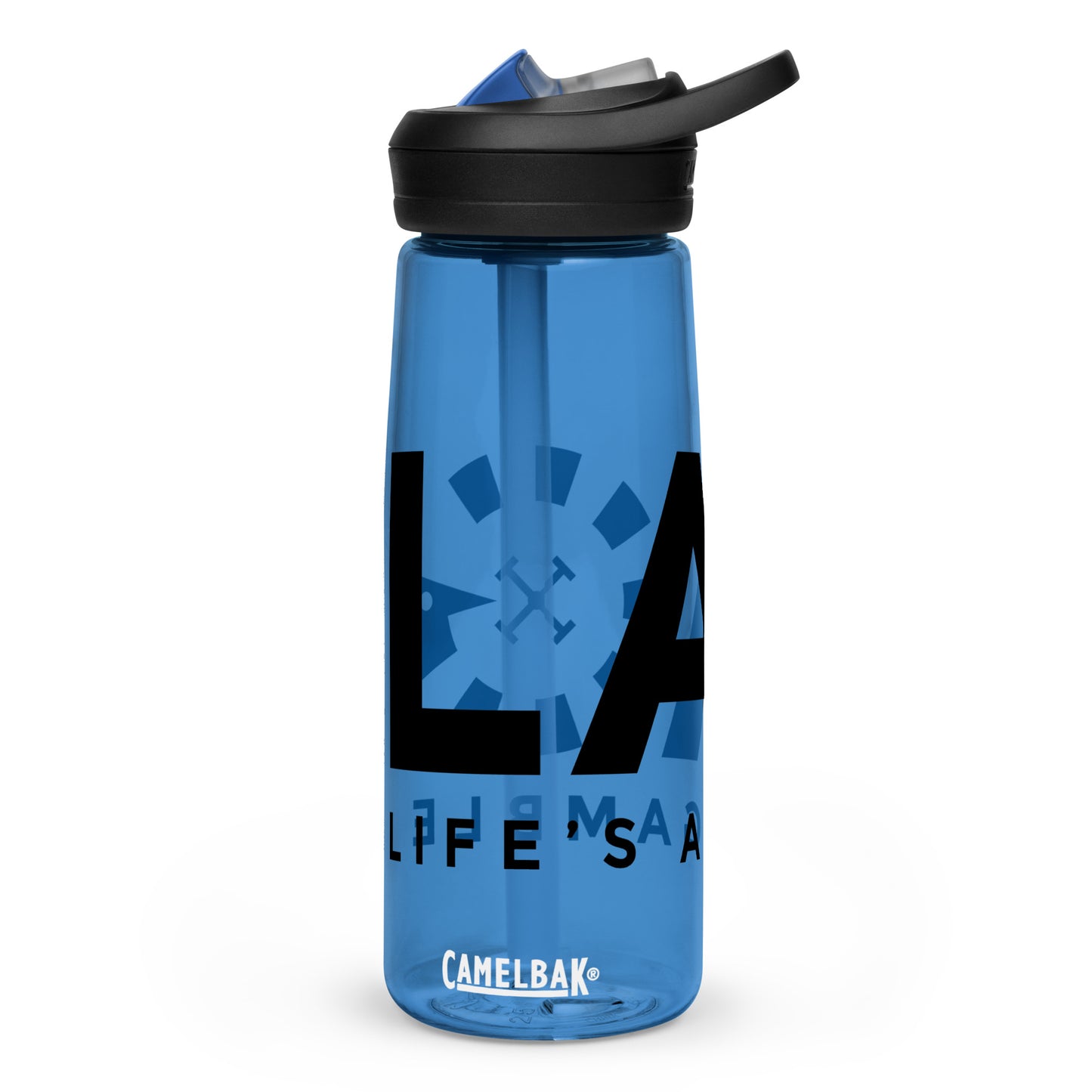 LAG Life’s A Gamble Black Sports water bottle