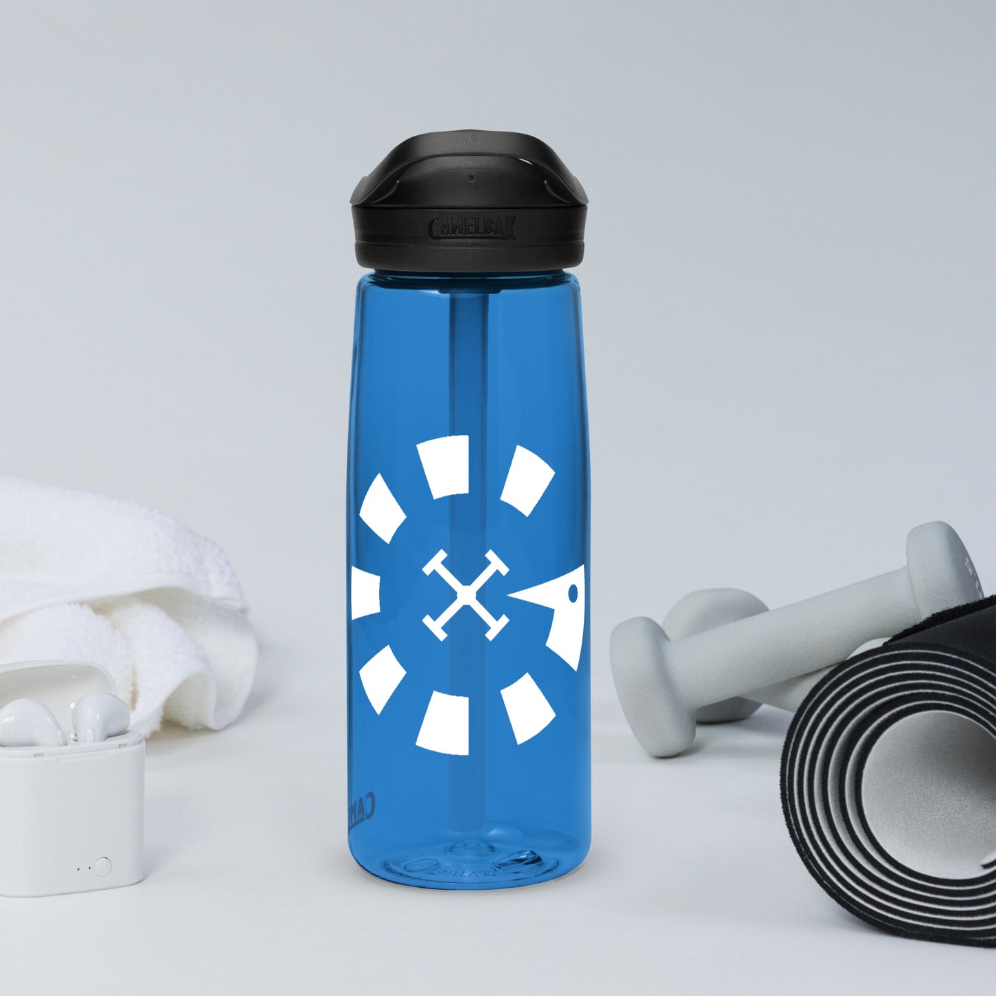 Big G White Sports water bottle