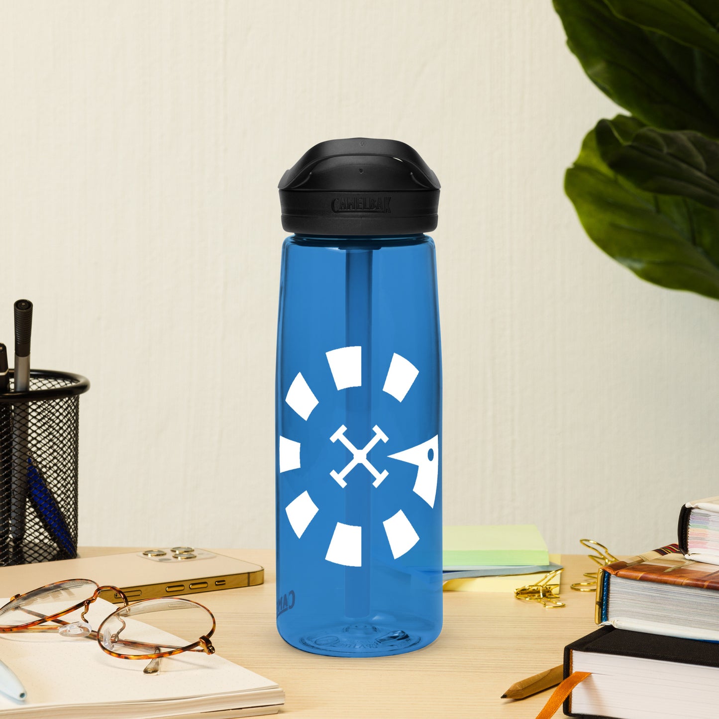Big G White Sports water bottle