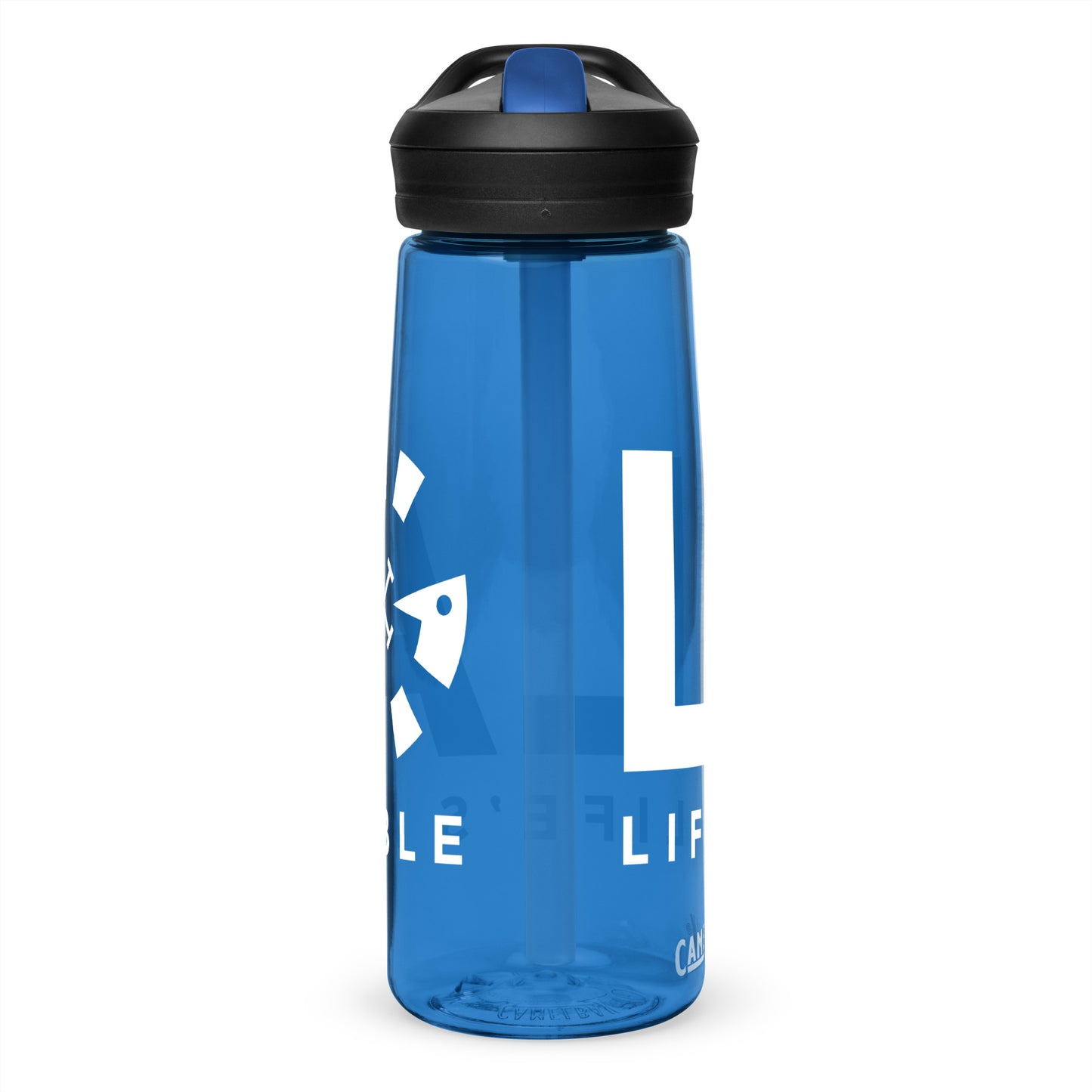 LAG Life’s A Gamble White Sports water bottle