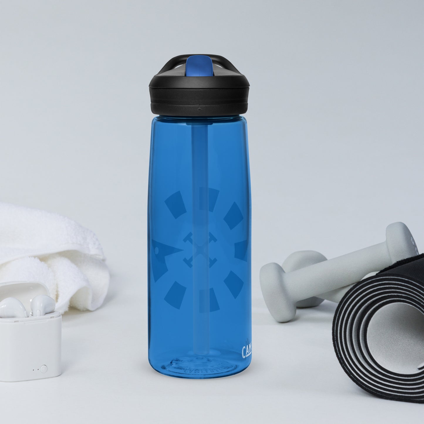 Big G White Sports water bottle