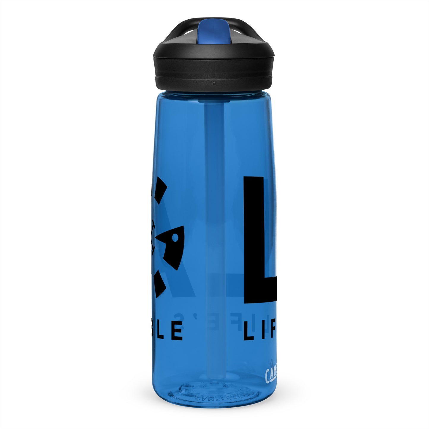 LAG Life’s A Gamble Black Sports water bottle