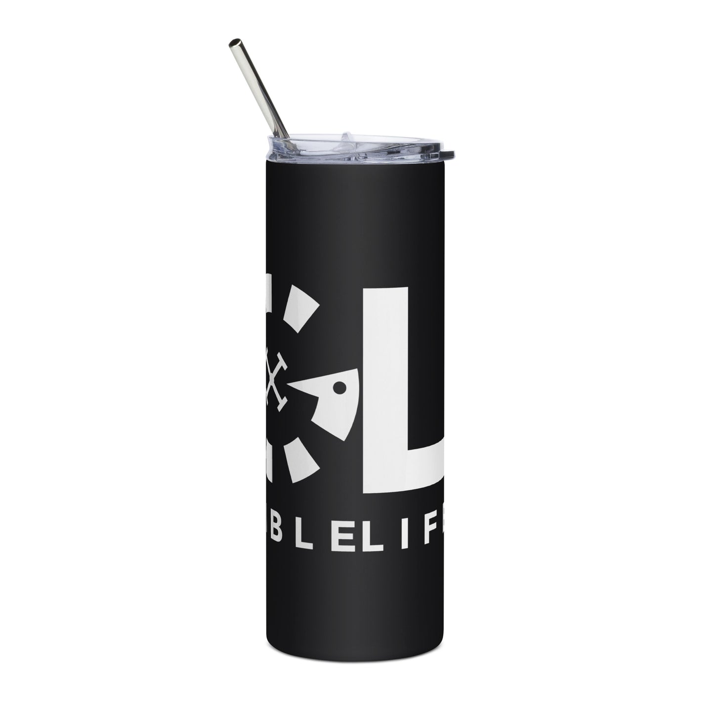 LAG Life’s A Gamble White Stainless steel tumbler