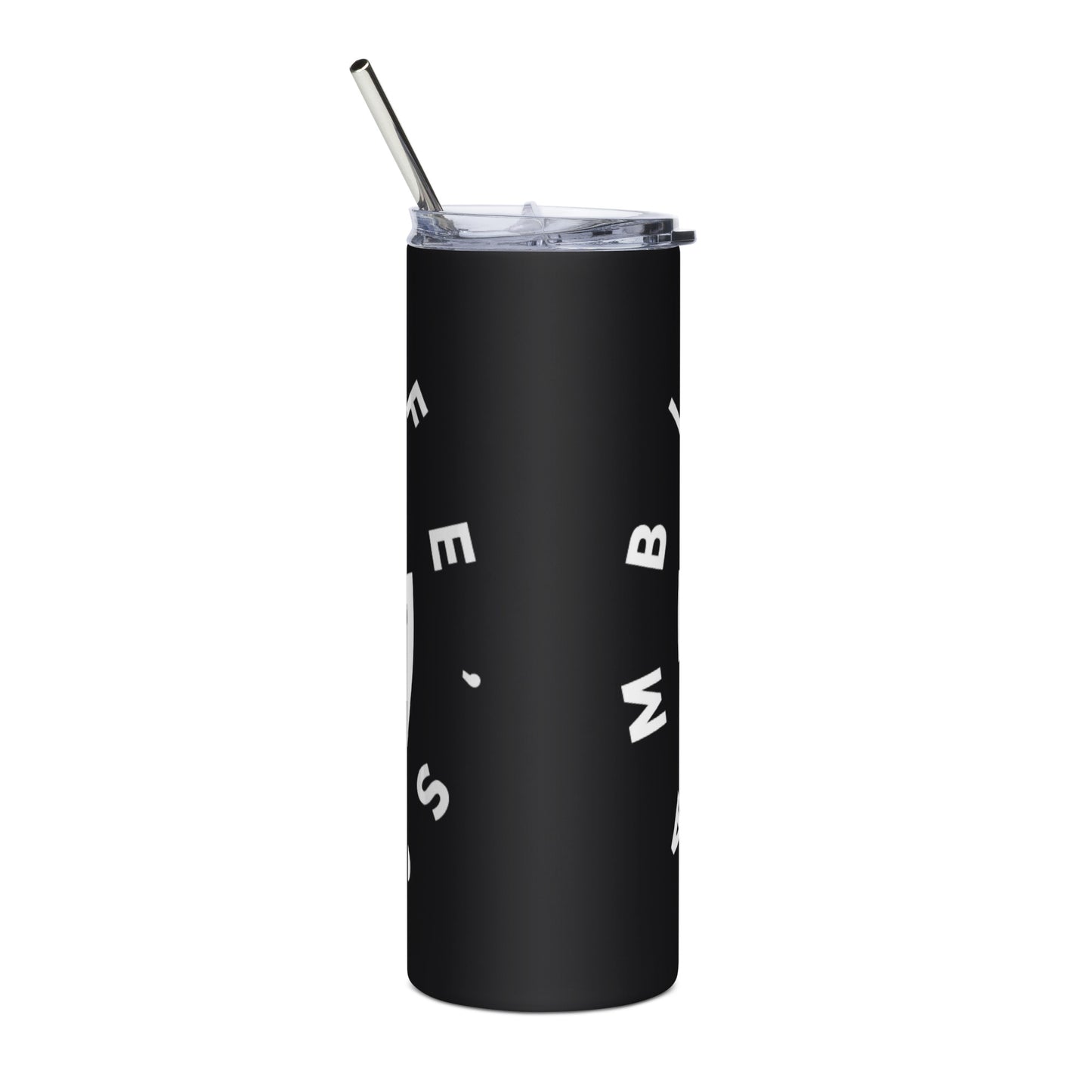 LAG Life’s A Gamble Circle White Stainless steel tumbler