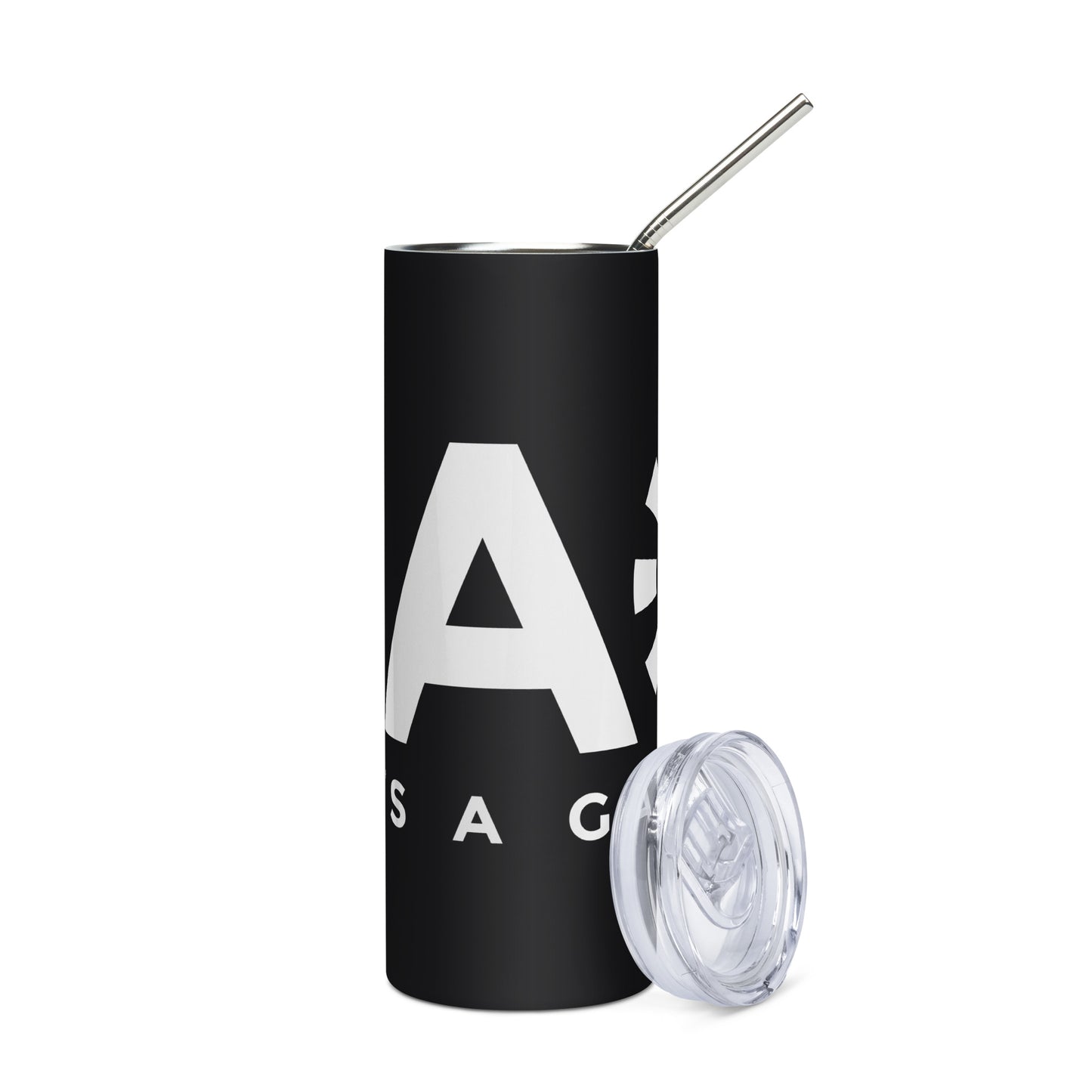 LAG Life’s A Gamble White Stainless steel tumbler