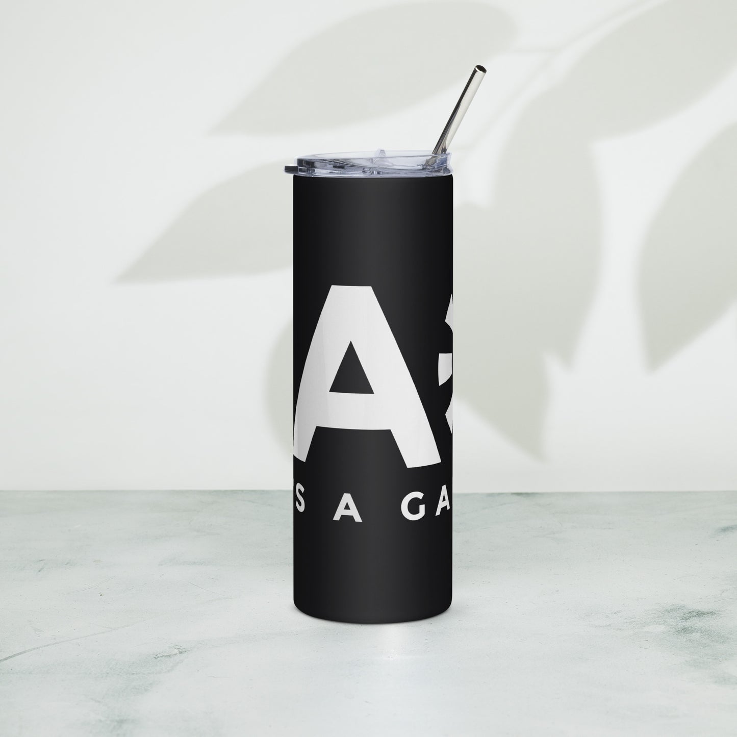 LAG Life’s A Gamble White Stainless steel tumbler