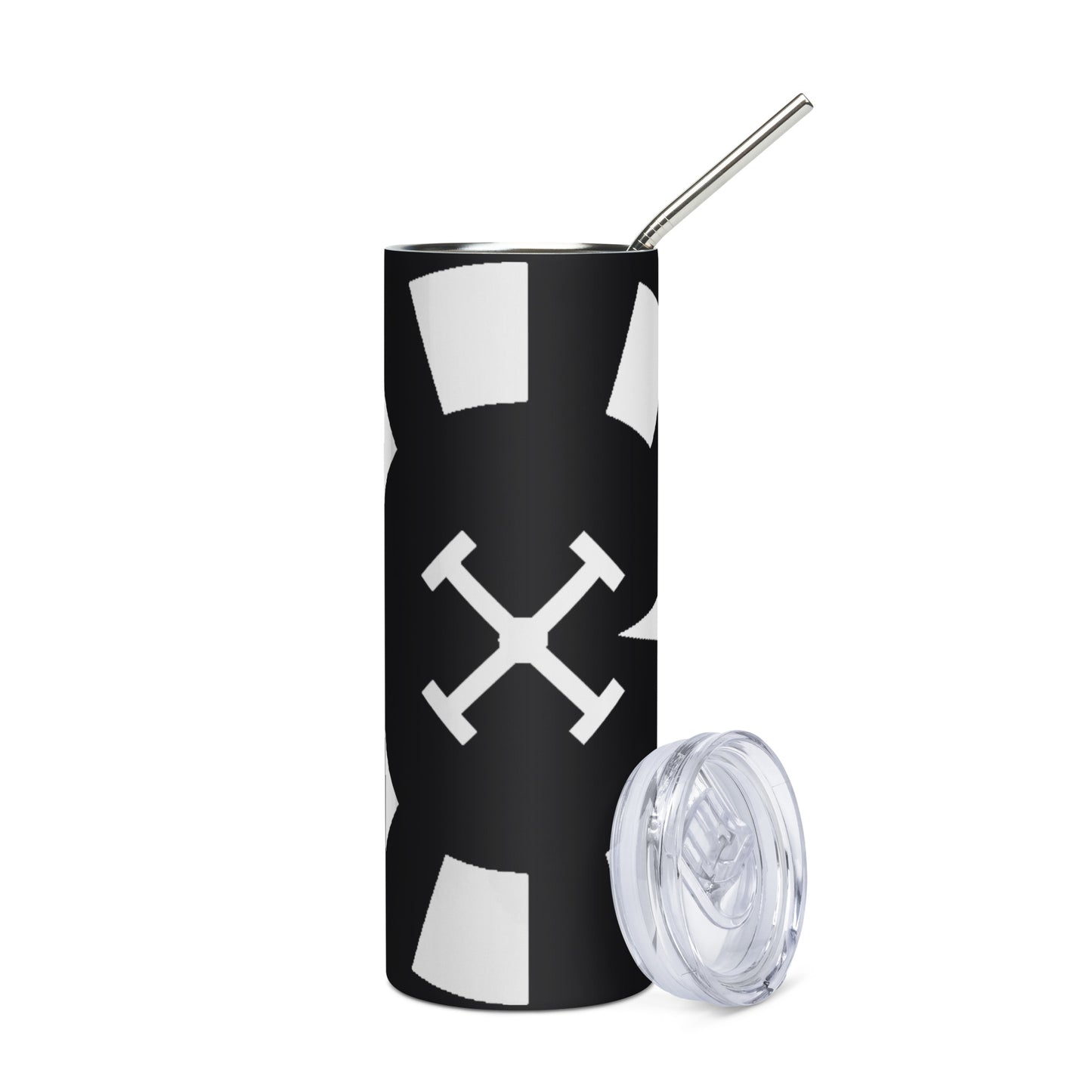 Big G White Stainless steel tumbler