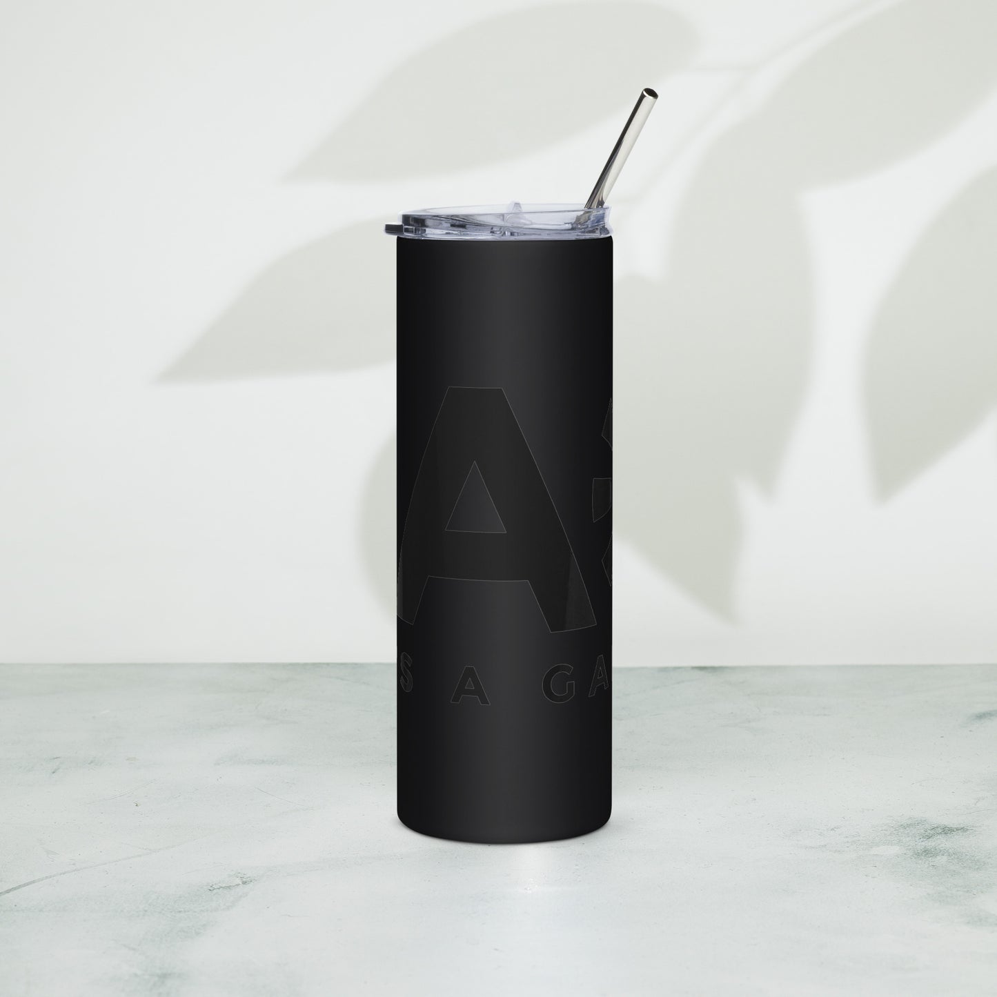 LAG Life’s A Gamble Black Stainless steel tumbler