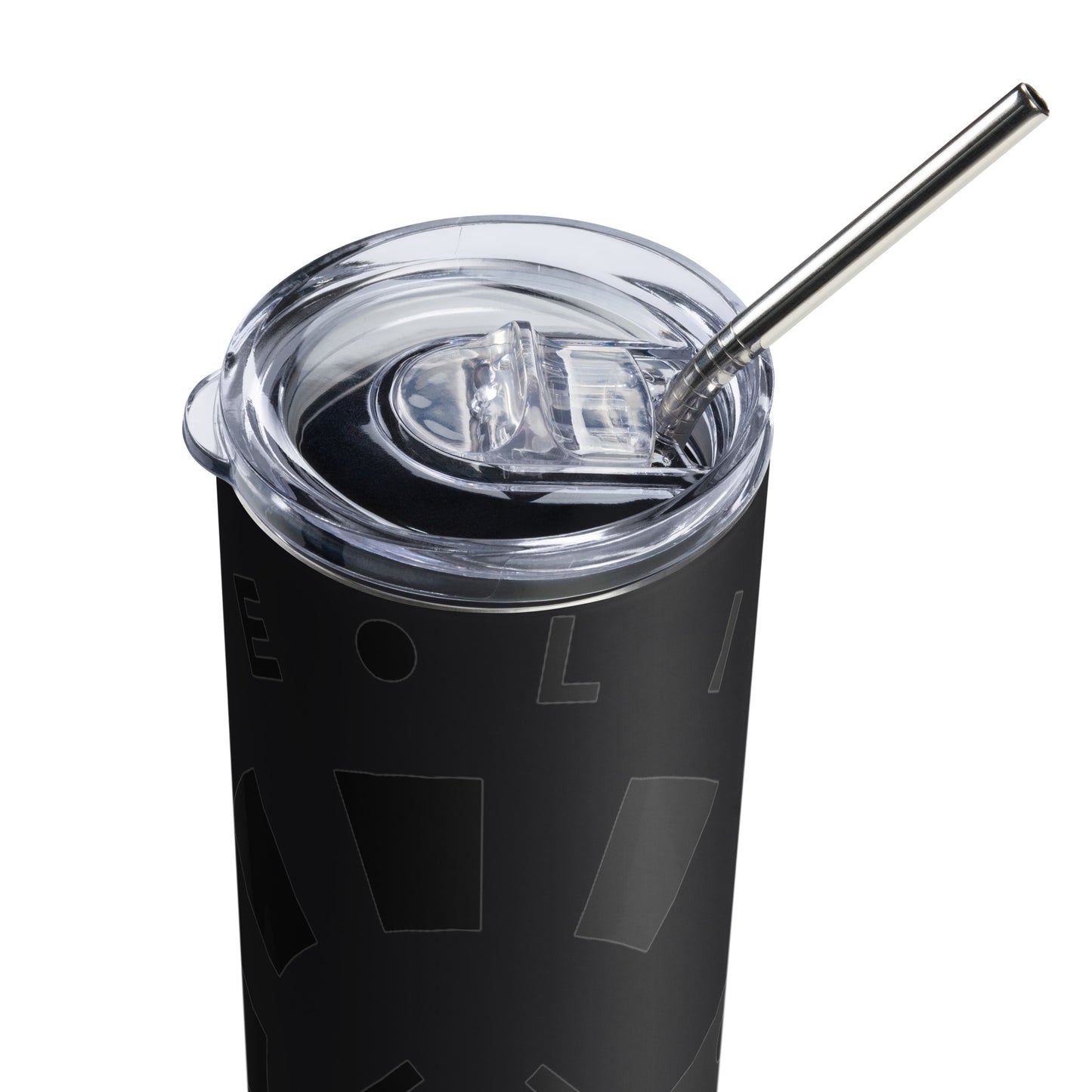 LAG Life’s A Gamble Circle Black Stainless steel tumbler