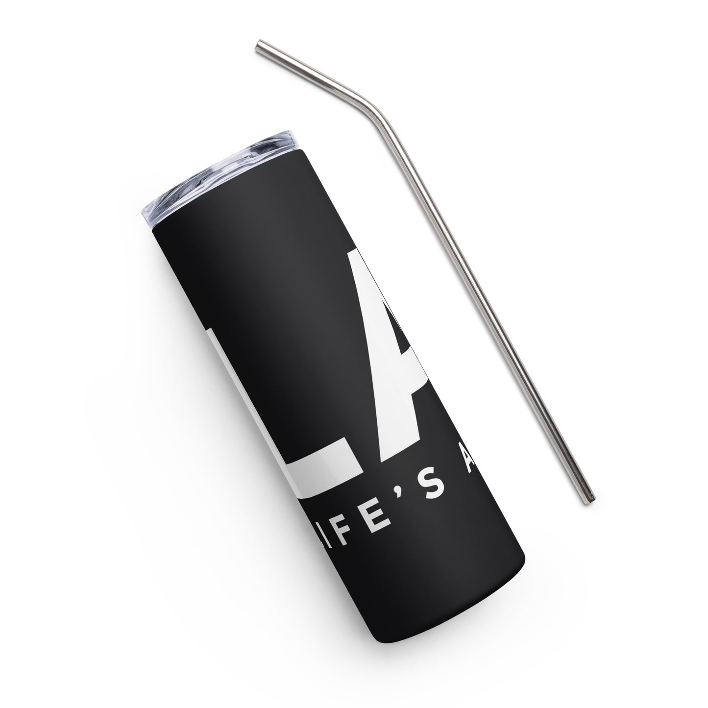 LAG Life’s A Gamble White Stainless steel tumbler