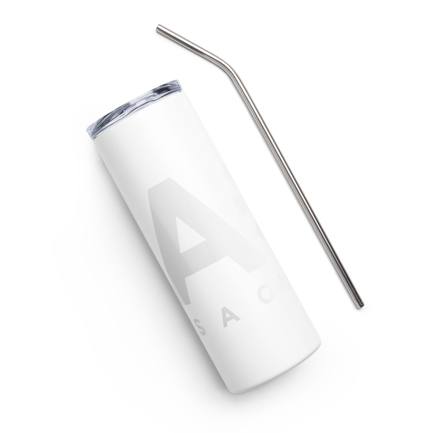 LAG Life’s A Gamble White Stainless steel tumbler