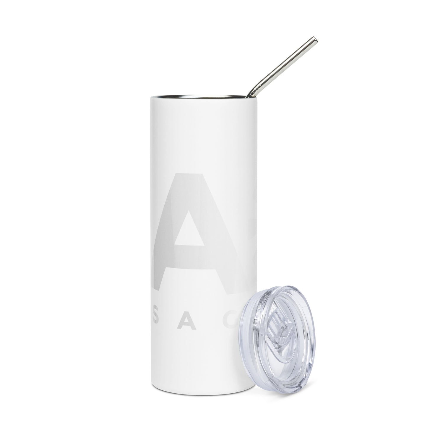 LAG Life’s A Gamble White Stainless steel tumbler