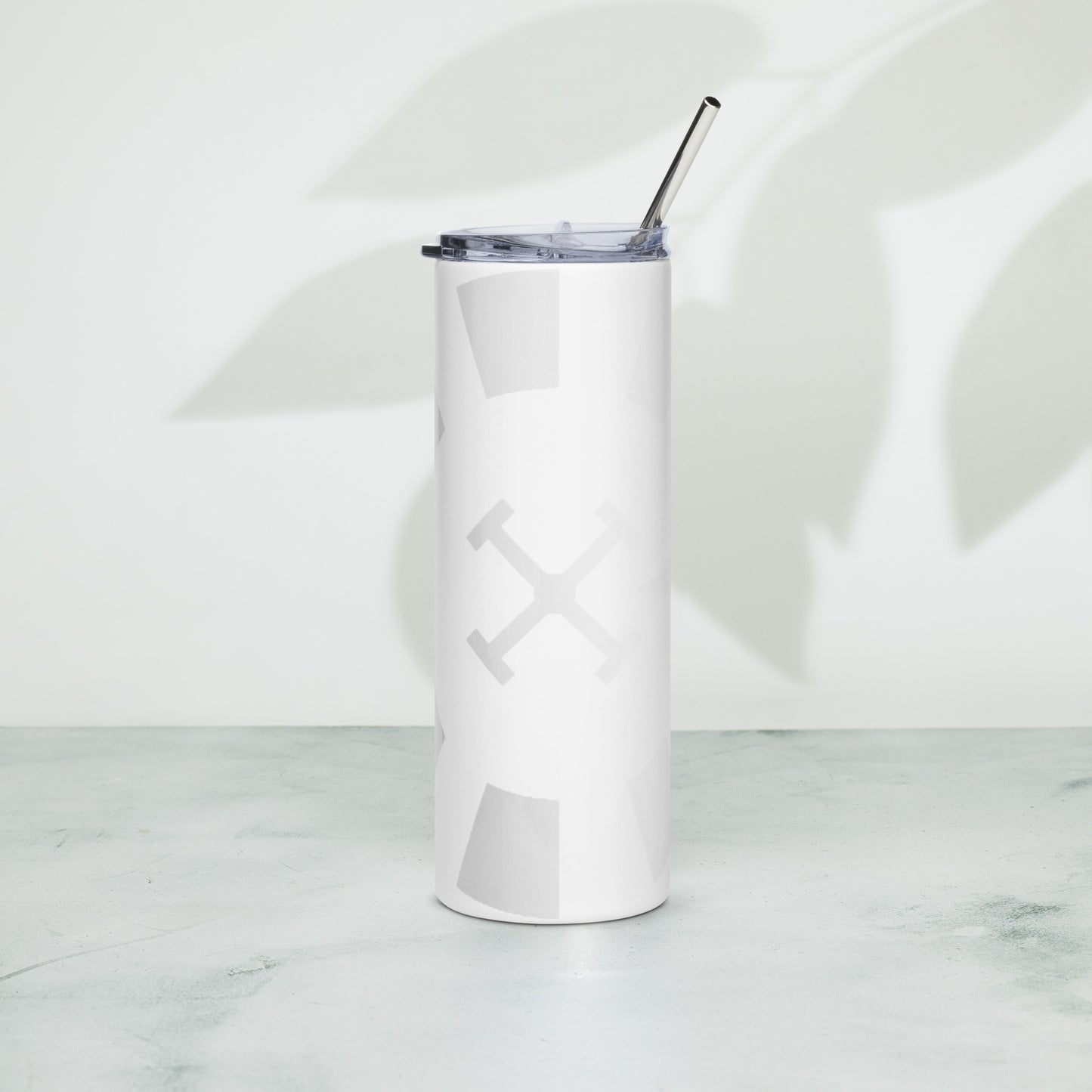 Big G White Stainless steel tumbler