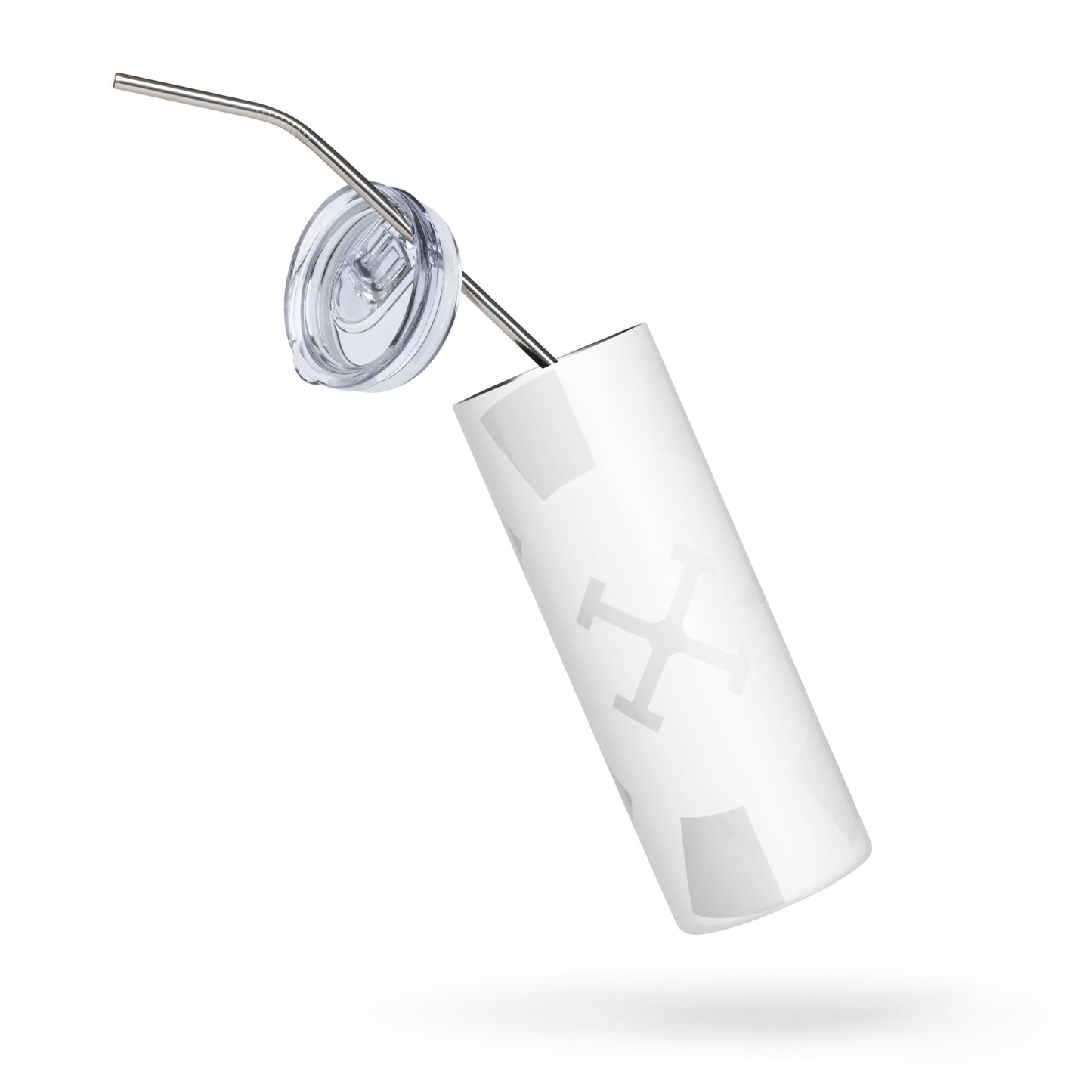 Big G White Stainless steel tumbler