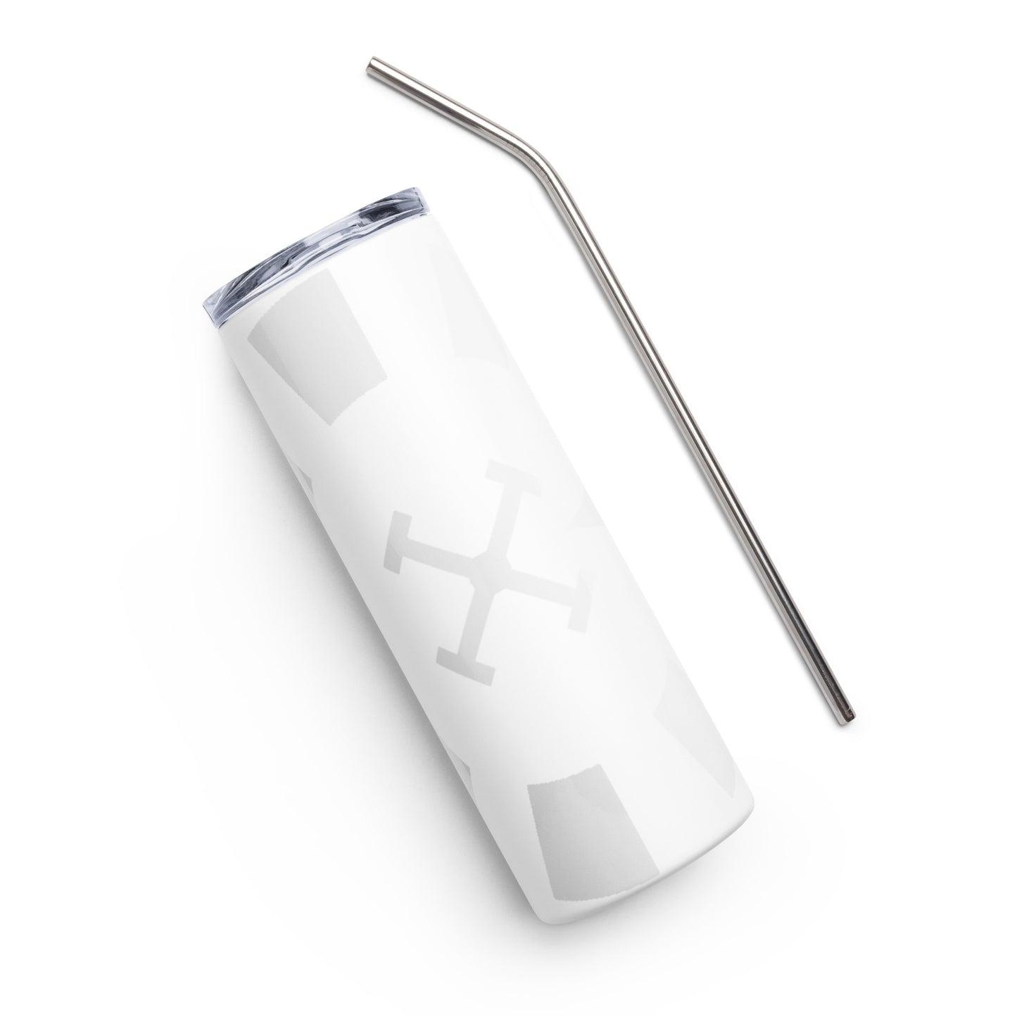Big G White Stainless steel tumbler