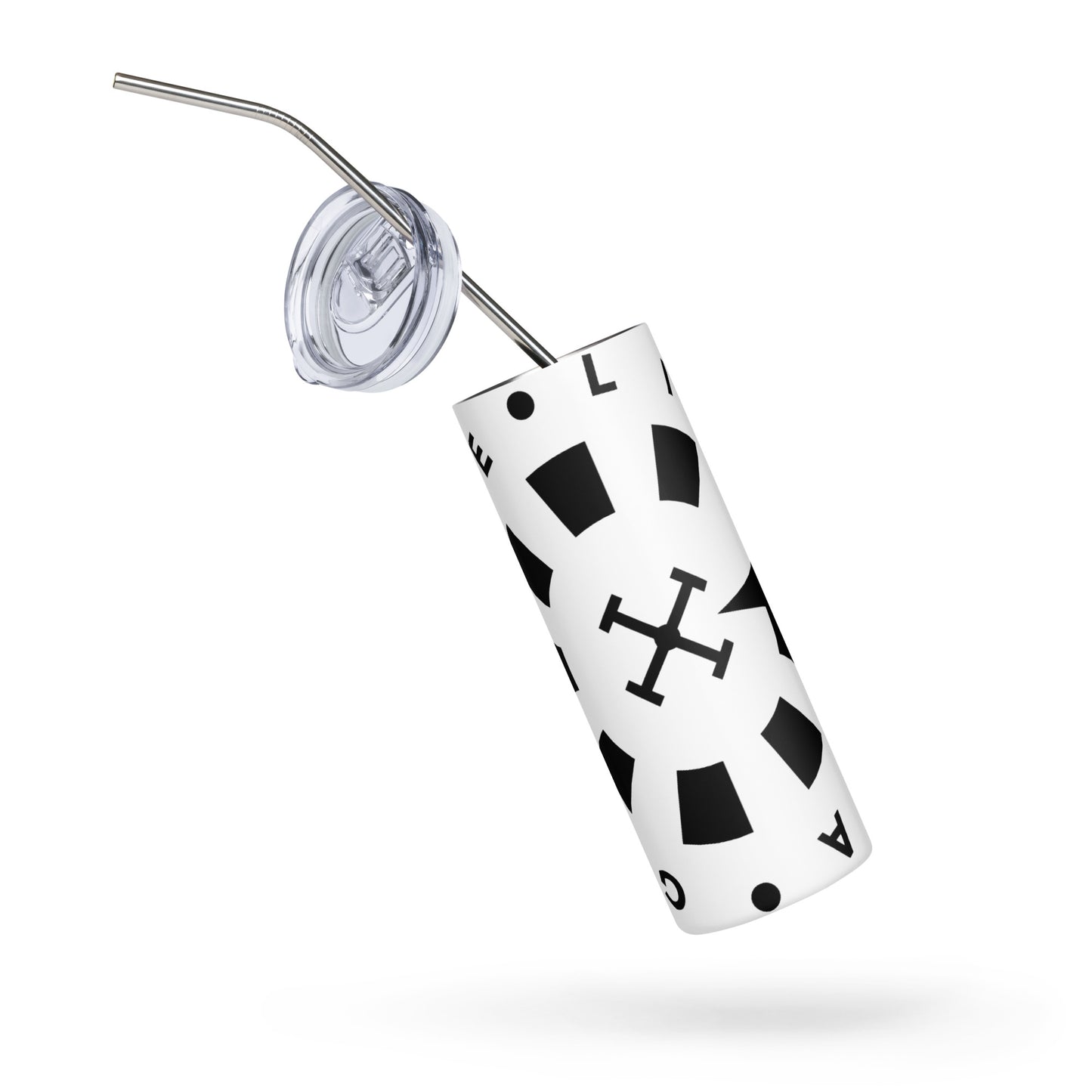 LAG Life’s A Gamble Circle Black Stainless steel tumbler