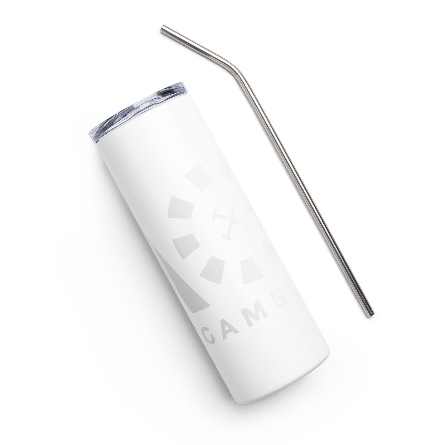 LAG Life’s A Gamble White Stainless steel tumbler