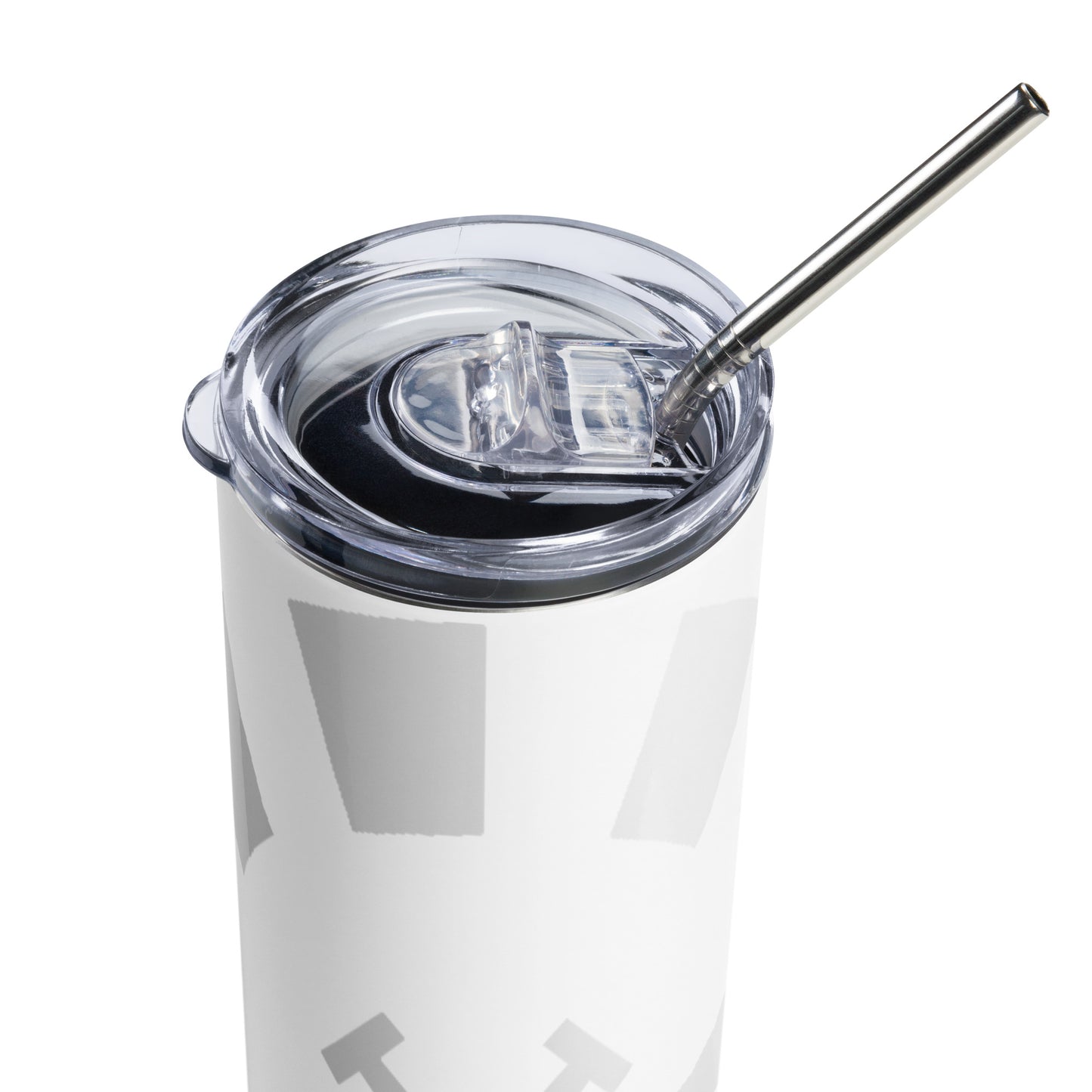 Big G White Stainless steel tumbler
