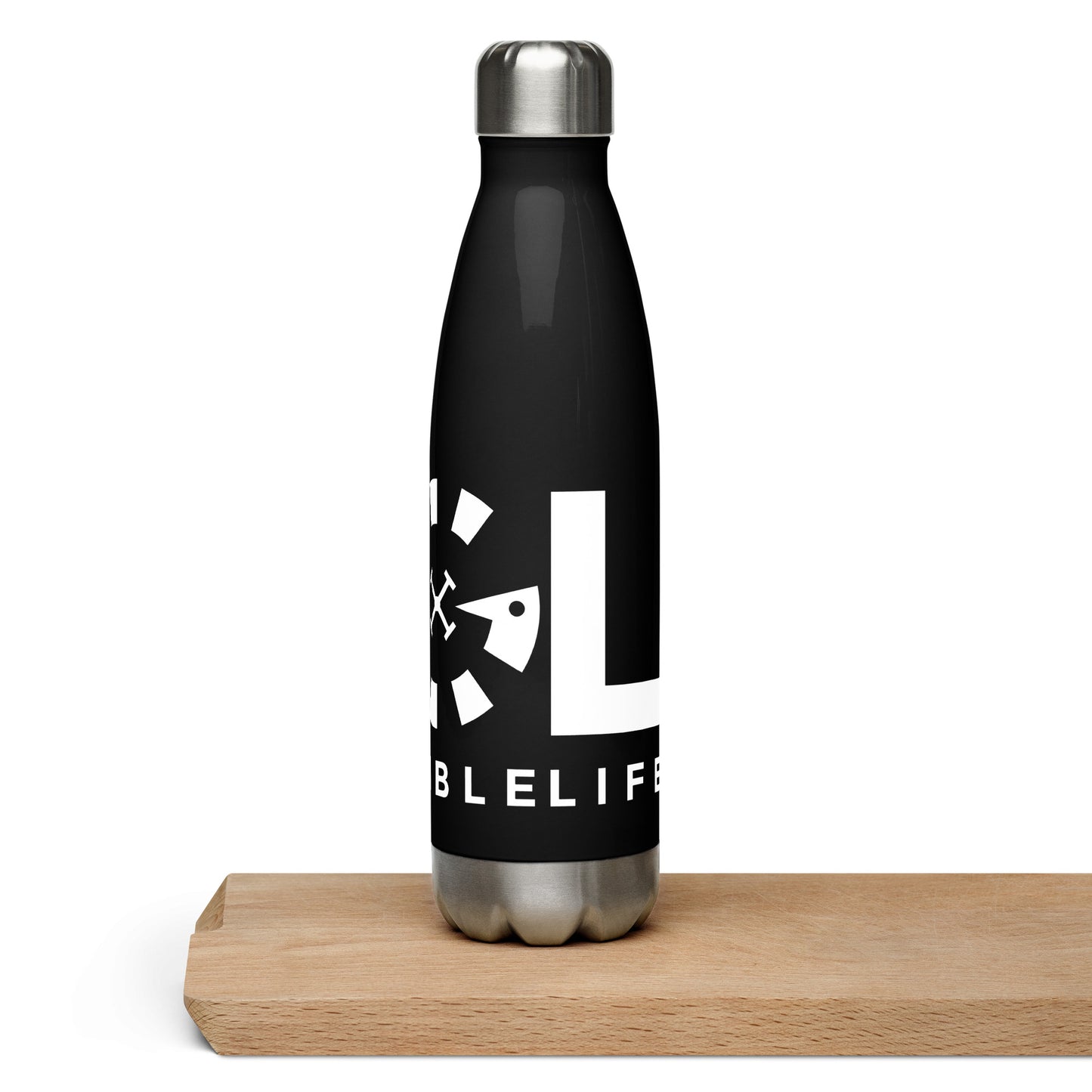 LAG Life's A Gamble White Stainless steel water bottle