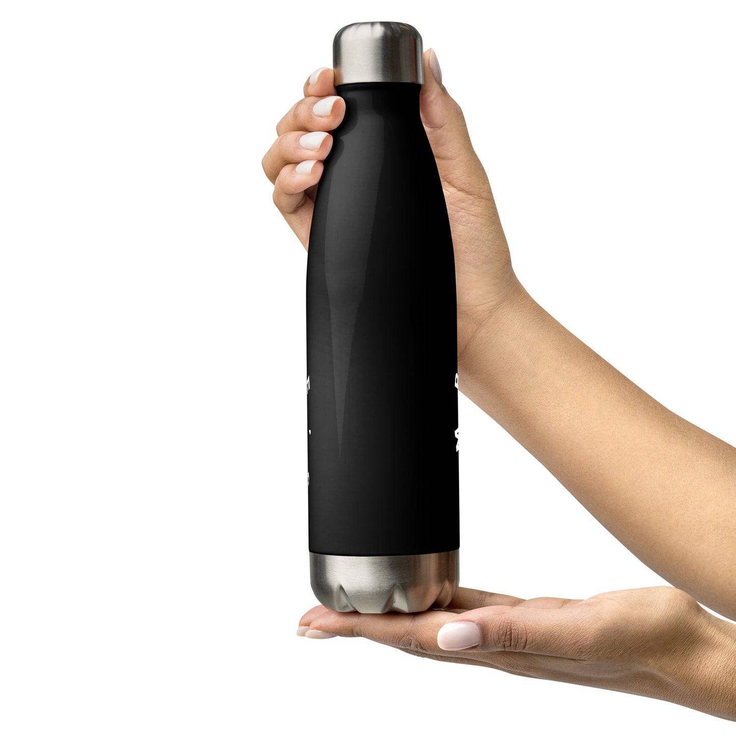 LAG Life's A Gamble Circle White Stainless steel water bottle