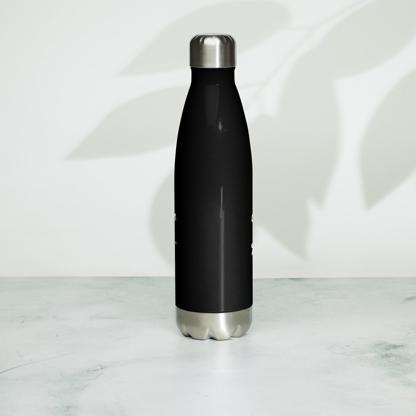 LAG Life's A Gamble Circle White Stainless steel water bottle