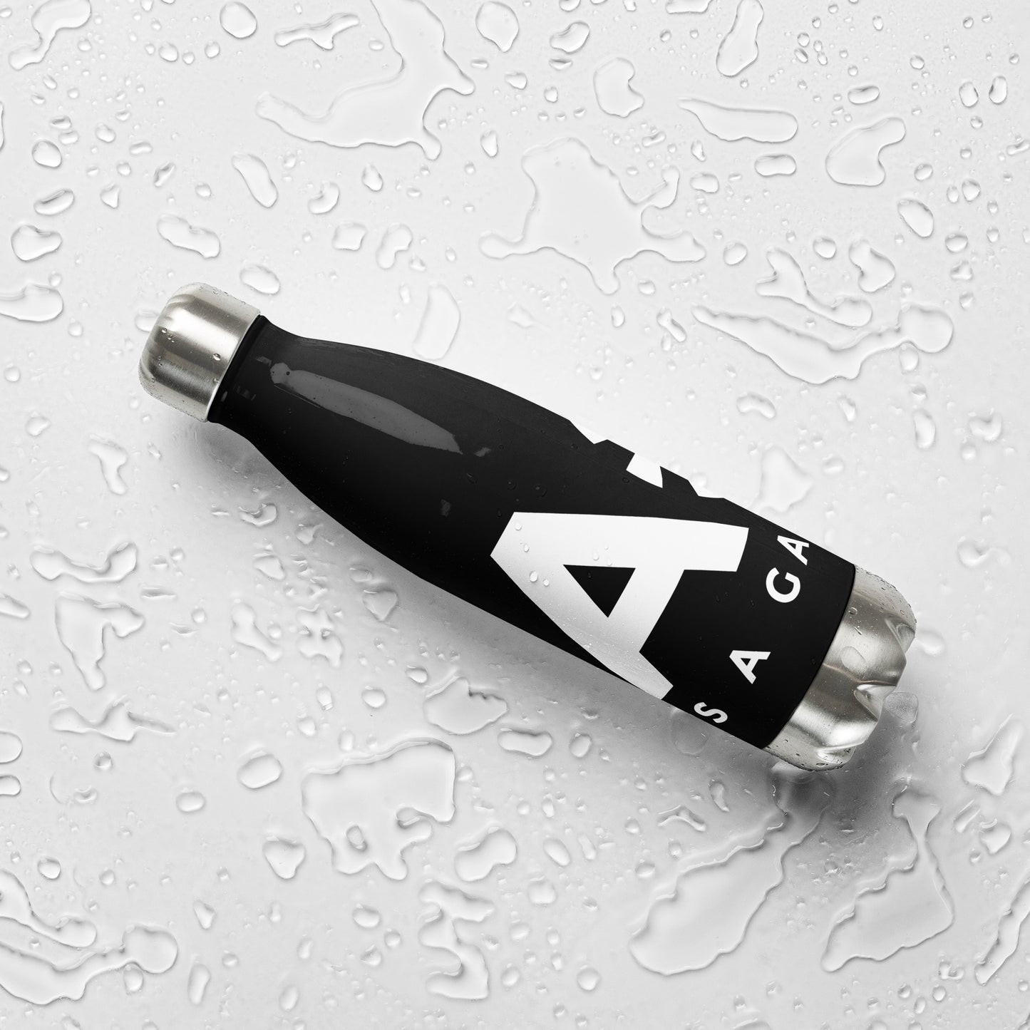 LAG Life's A Gamble White Stainless steel water bottle