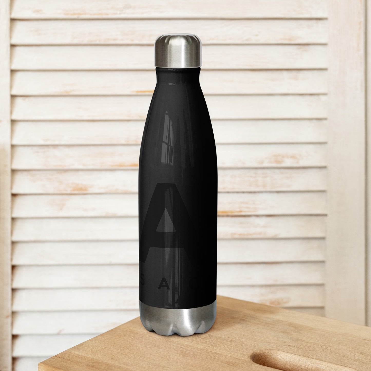 LAG Life's A Gamble Black Stainless steel water bottle