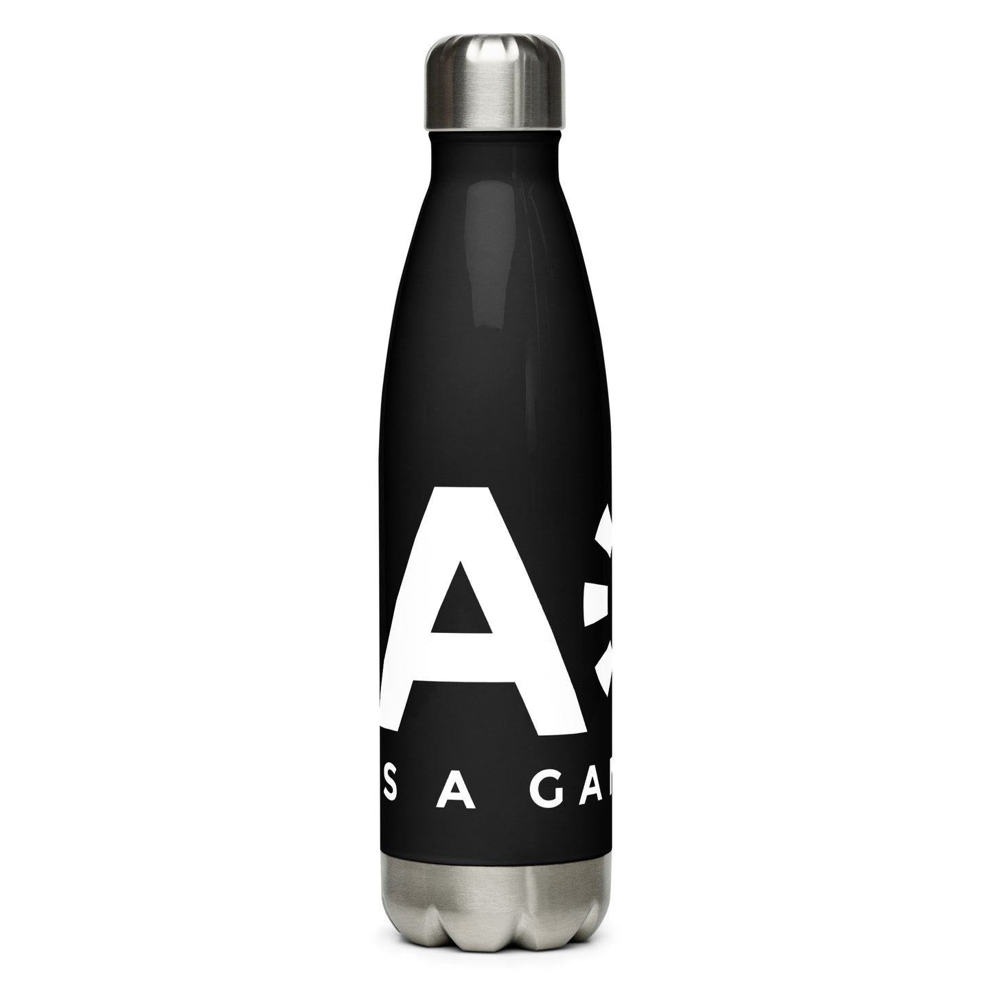 LAG Life's A Gamble White Stainless steel water bottle