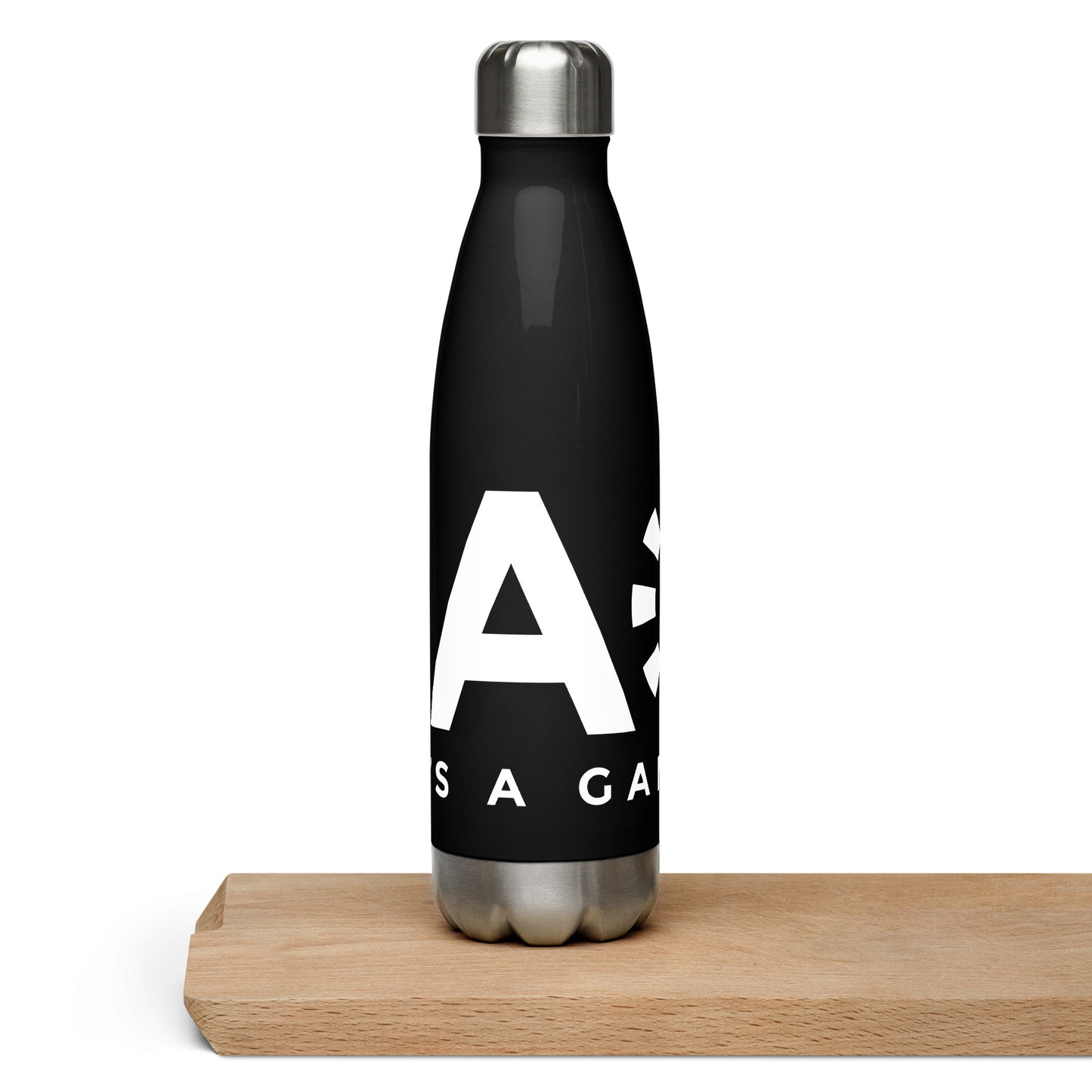 LAG Life's A Gamble White Stainless steel water bottle