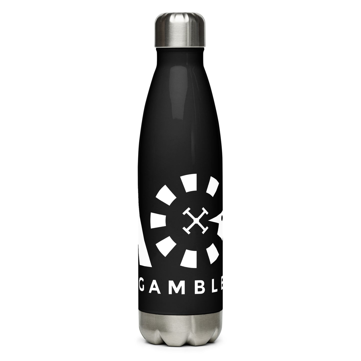 LAG Life's A Gamble White Stainless steel water bottle