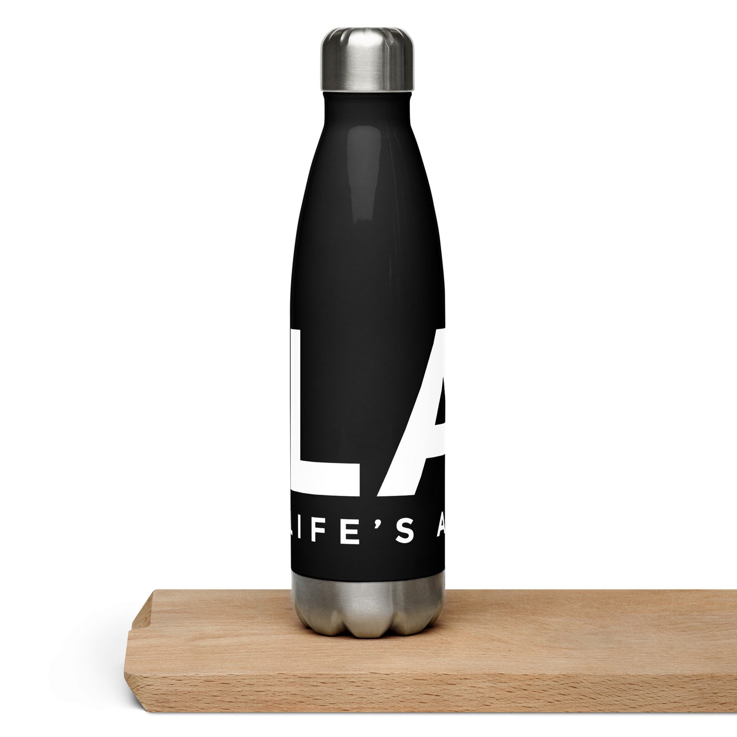 LAG Life's A Gamble White Stainless steel water bottle